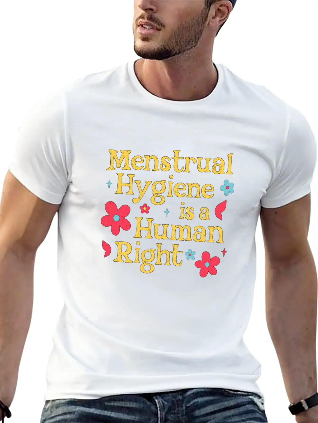 Menstraual Hygiene Basic Graphic T-Shirt – Daily Comfort In Soft Cotton