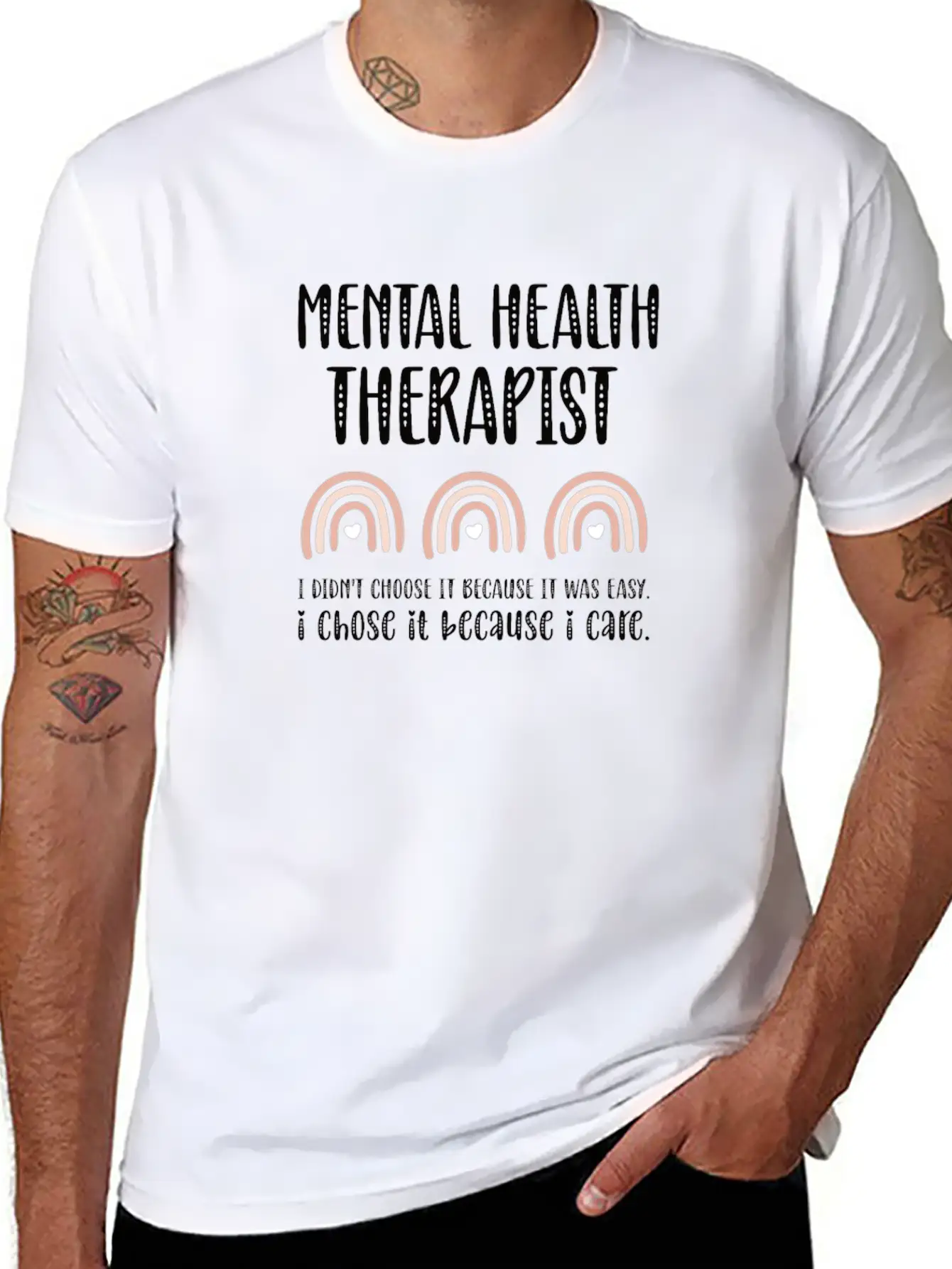 Mental Health Counselor Mental Health Therapist Unisex Casual T-Shirt – Clean Design For Daily Comfort
