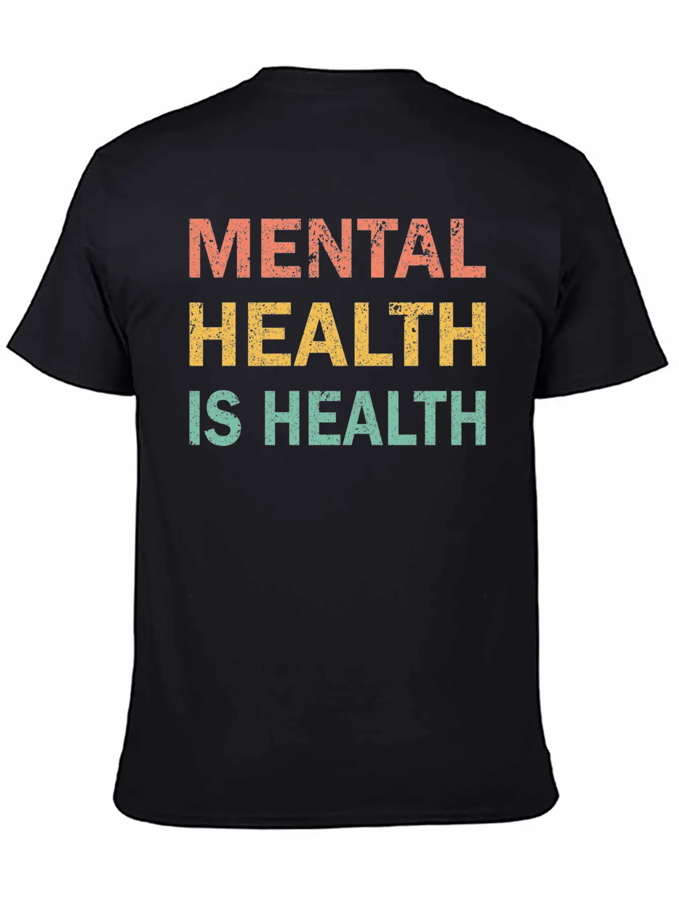 Mental Health Is Health Awareness Retro Classic Cotton Tee – Unisex Comfort For Any Season