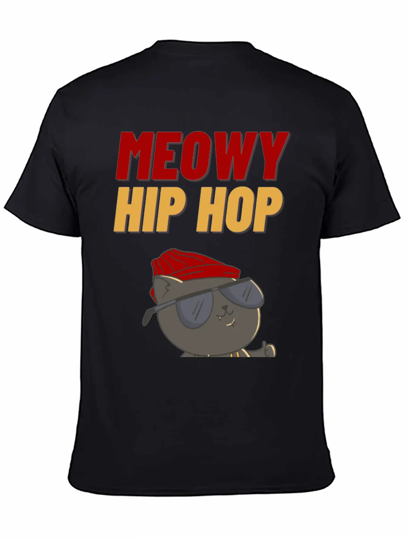 MEOWY HIP HOP Classic Cotton Tee – Unisex Comfort For Any Season