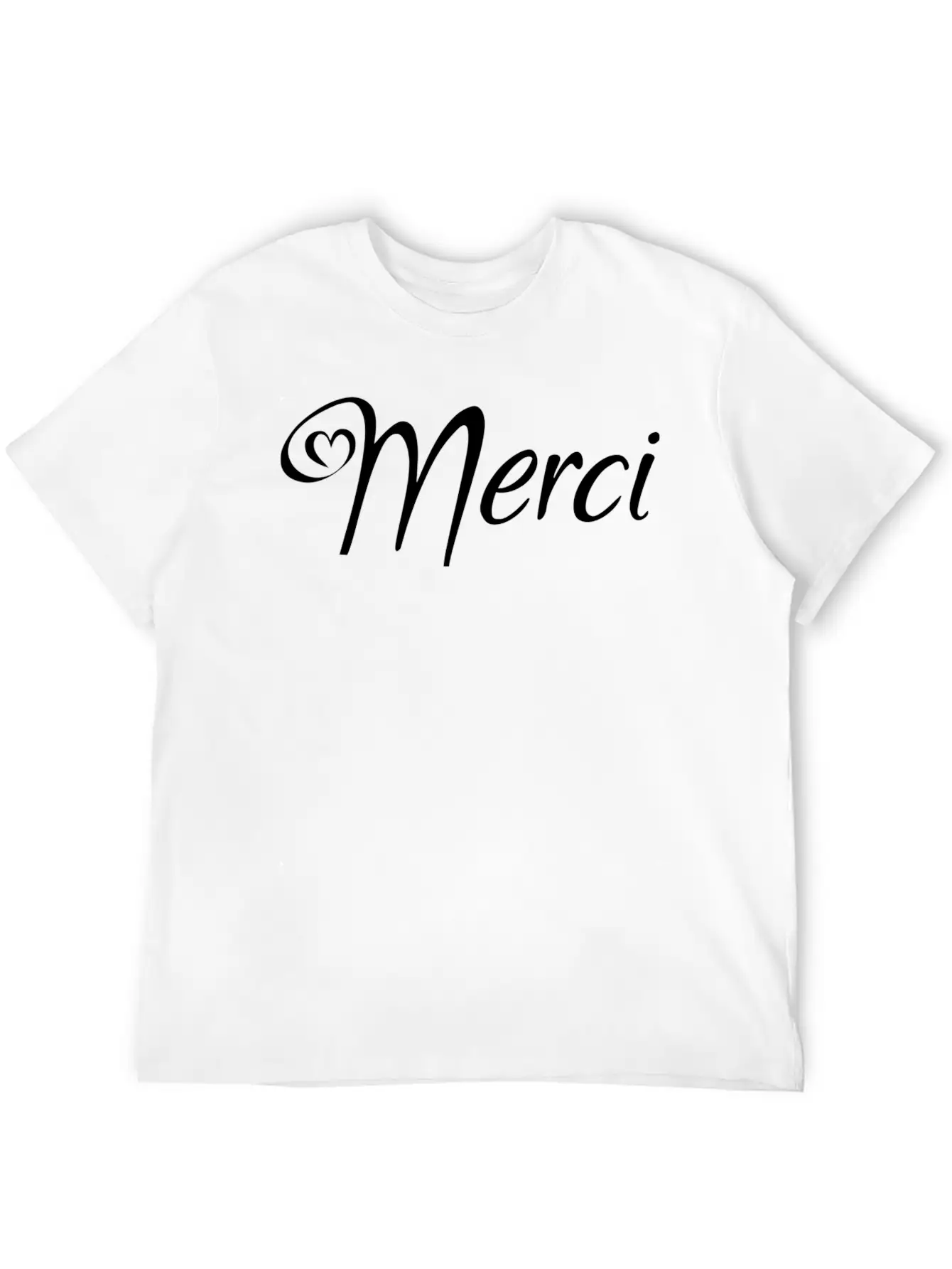 Merci Unisex Cotton Tee – Relaxed Fit For Any Occasion