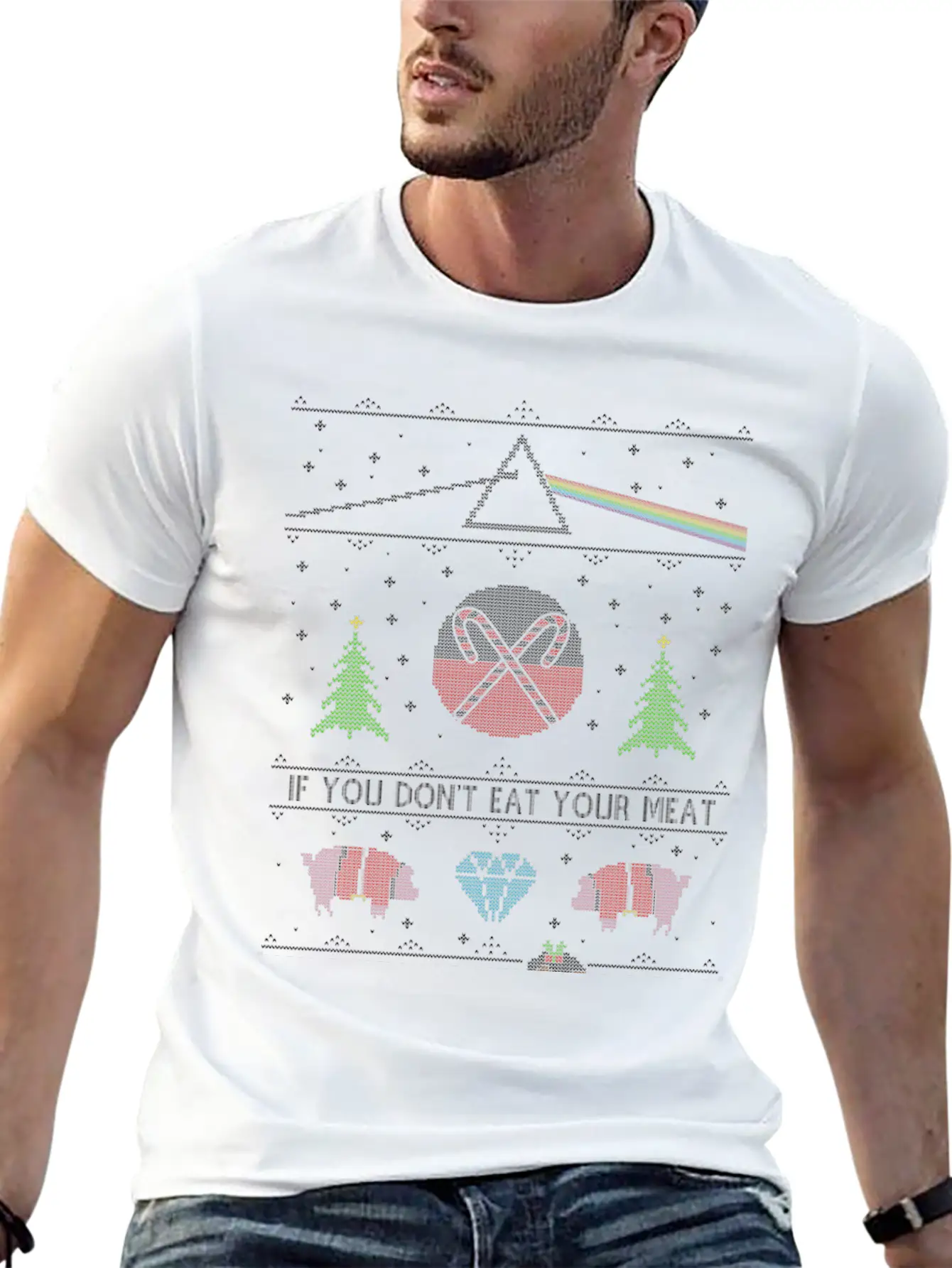 Merry Christmas T-Shirt Basic Graphic T-Shirt – Daily Comfort In Soft Cotton