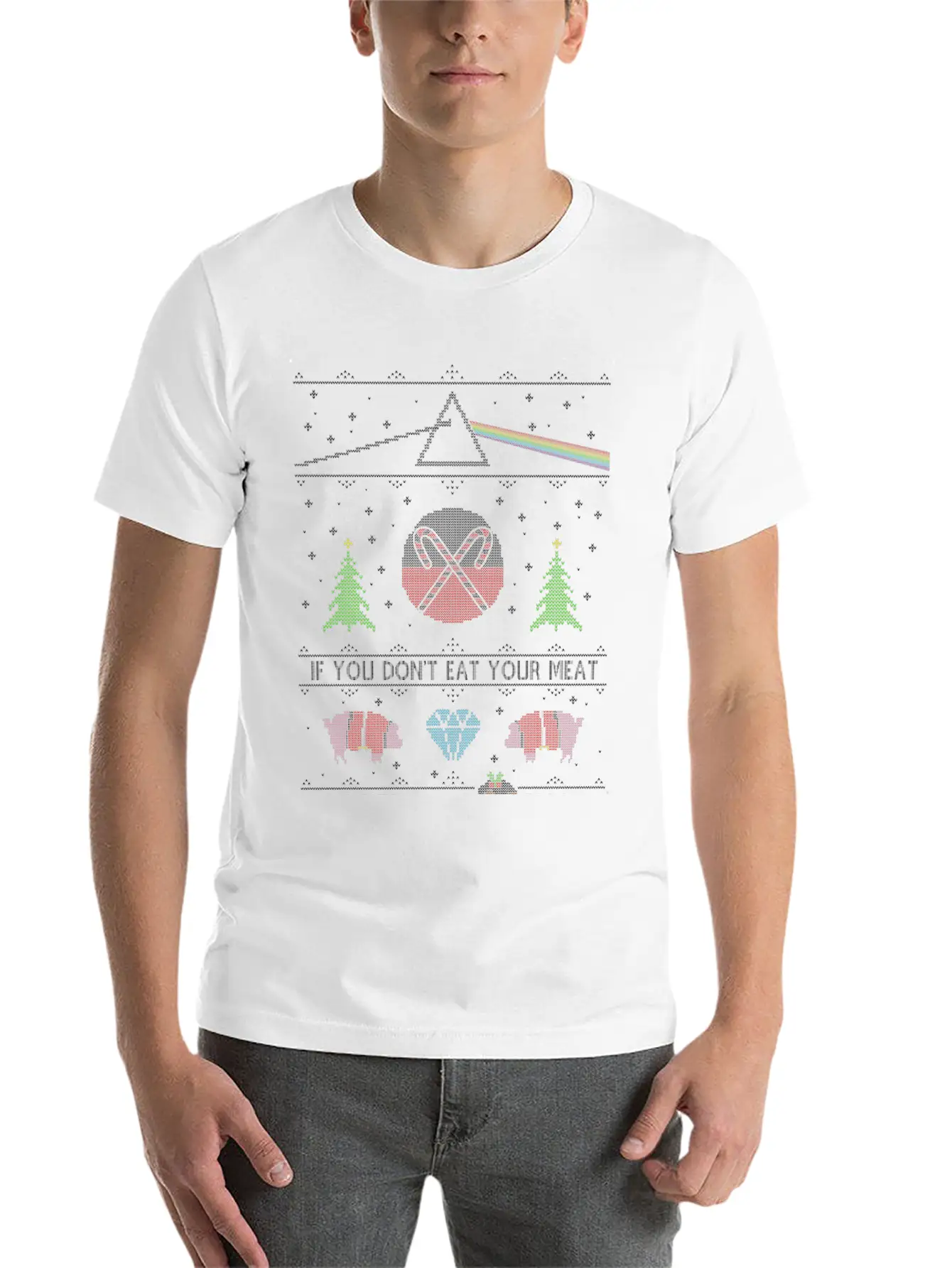 Merry Christmas T-Shirt Basic Graphic T-Shirt – Daily Comfort In Soft Cotton