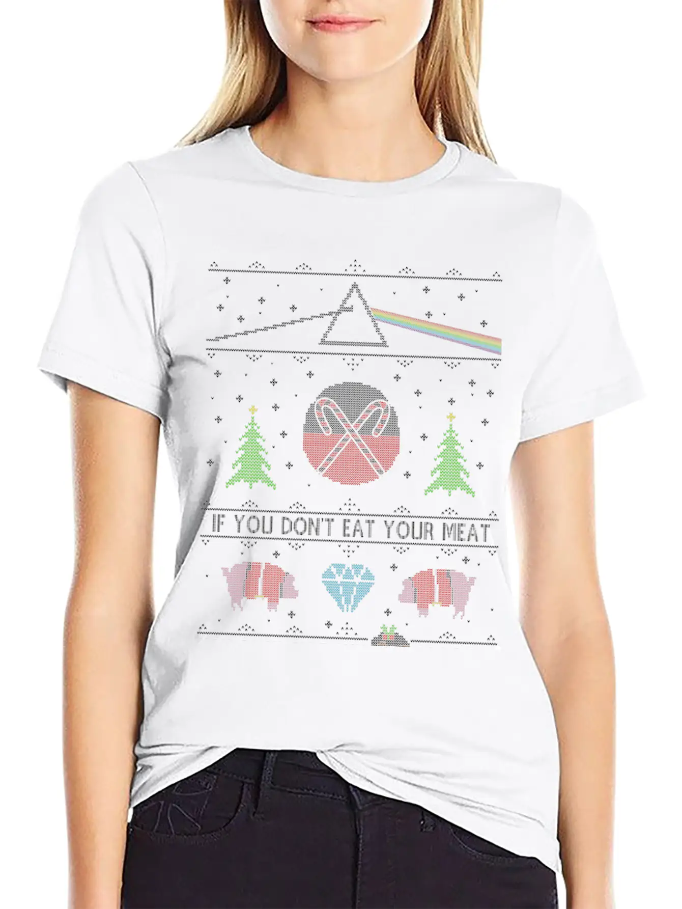 Merry Christmas T-Shirt Basic Graphic T-Shirt – Daily Comfort In Soft Cotton