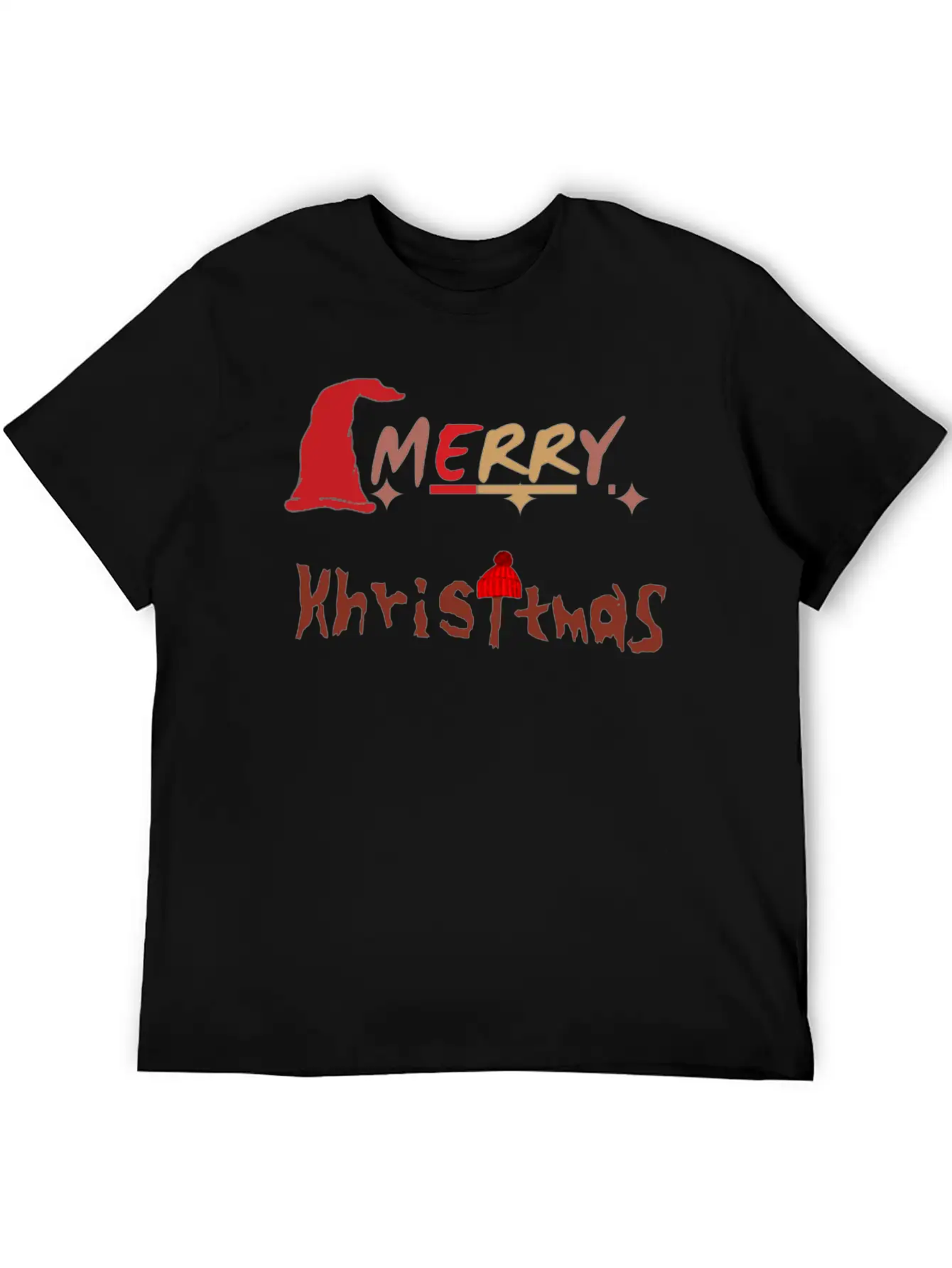 Merry Chritmas Day Breathable Graphic T-Shirt – Perfect For Casual Days