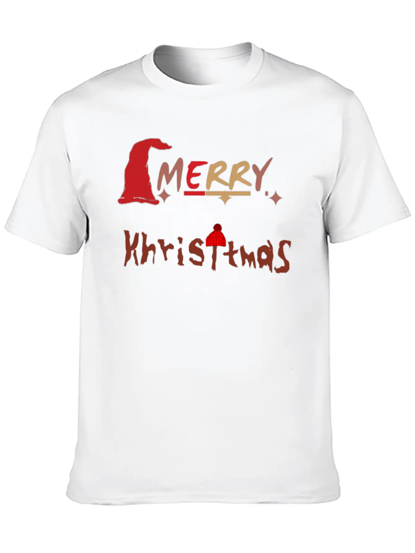 Merry Chritmas Day Breathable Graphic T-Shirt – Perfect For Casual Days