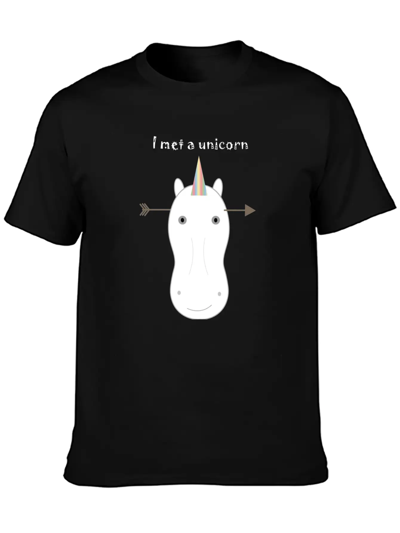 Met Unicorn Stylish Everyday T-Shirt – Unisex Basic Cotton Tee