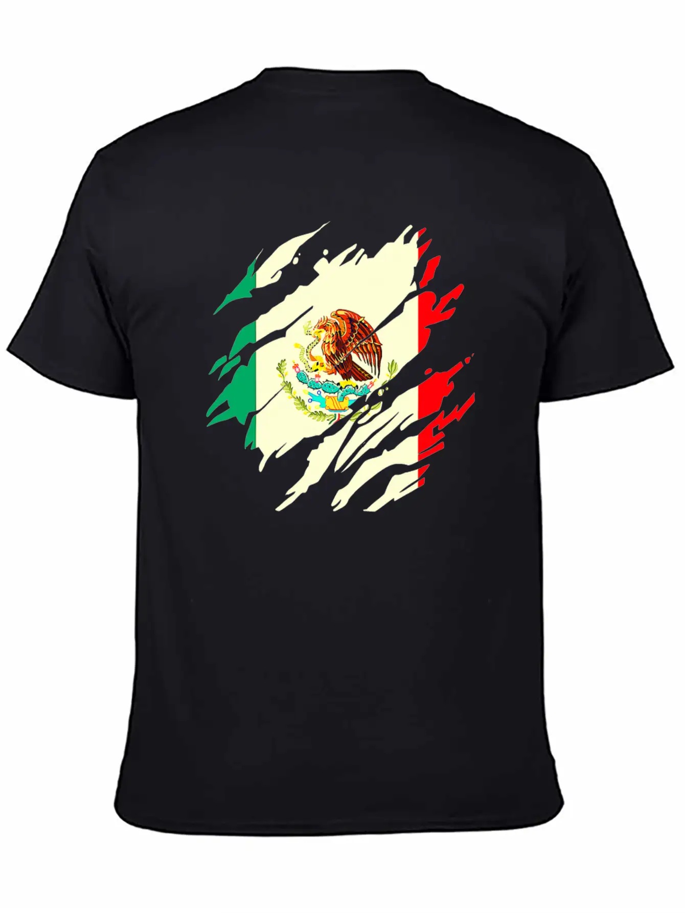 Mexican Flag Mexico Lightweight Cotton T-Shirt – Daily Comfort Graphic Shirt