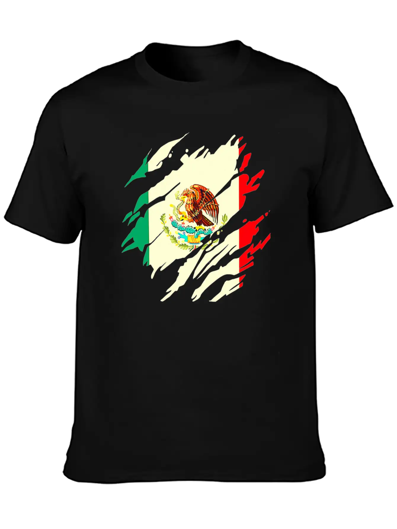 Mexican Flag Mexico Lightweight Cotton T-Shirt – Daily Comfort Graphic Shirt