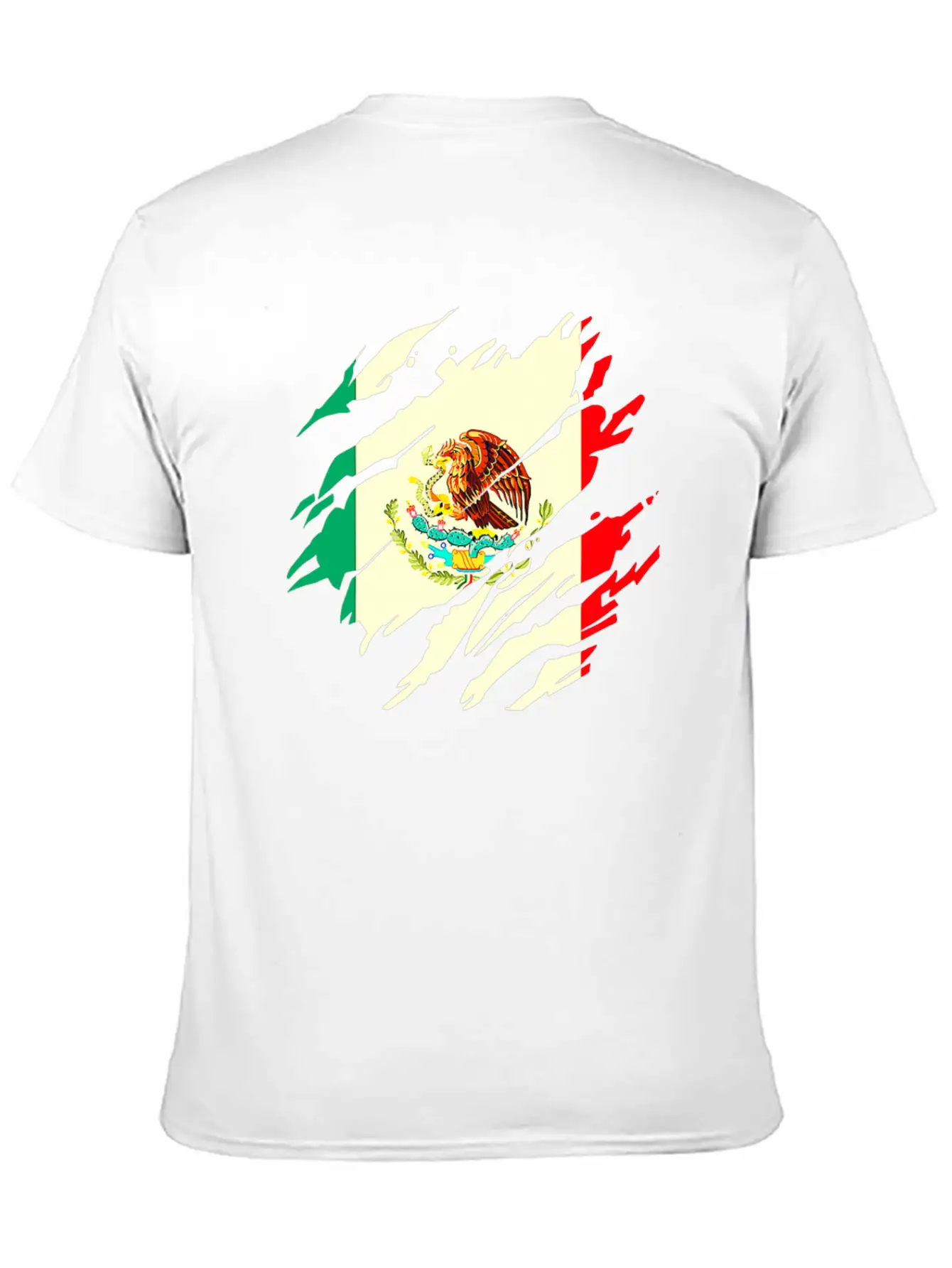 Mexican Flag Mexico Lightweight Cotton T-Shirt – Daily Comfort Graphic Shirt