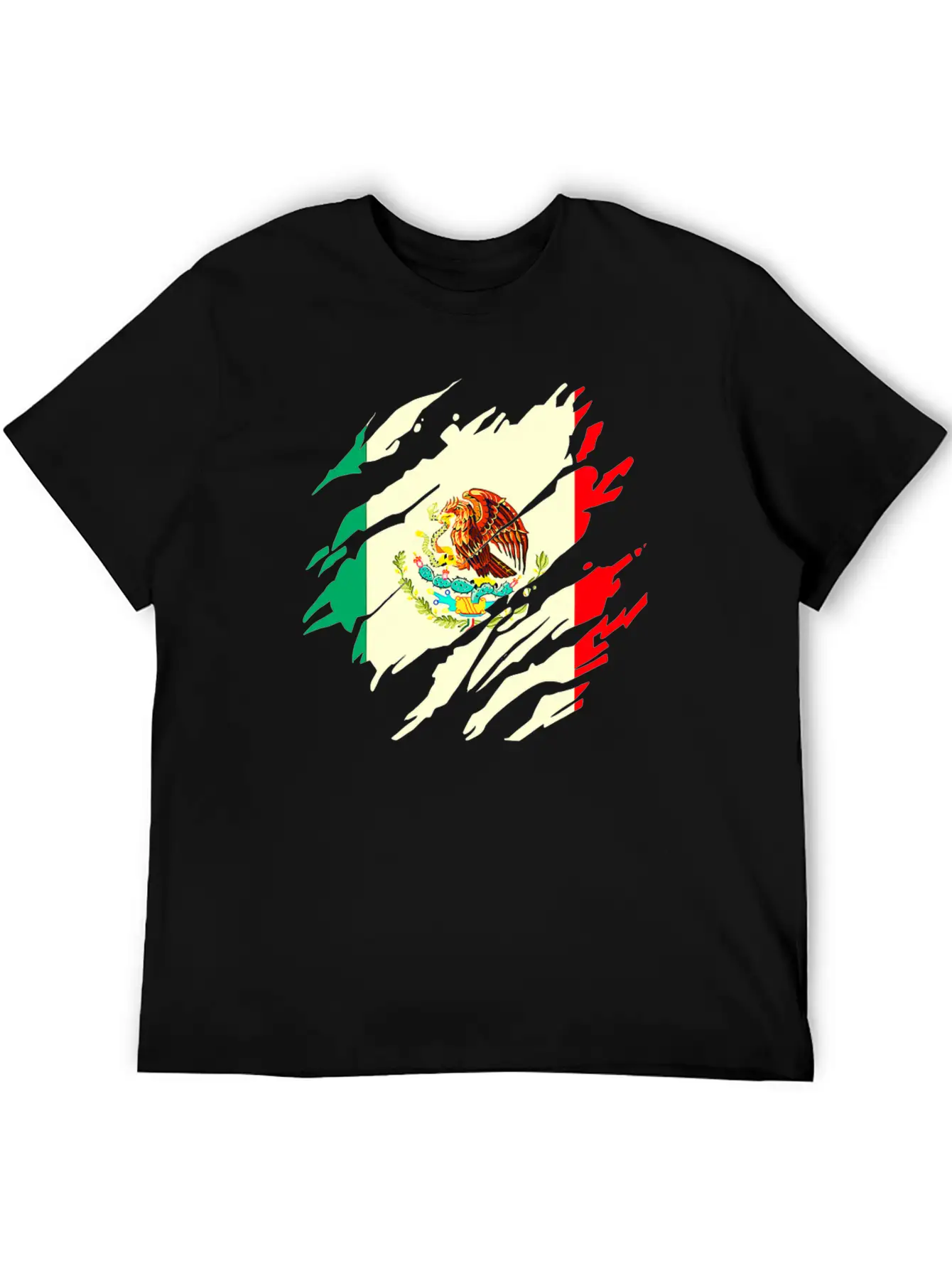 Mexican Flag Mexico Lightweight Cotton T-Shirt – Daily Comfort Graphic Shirt