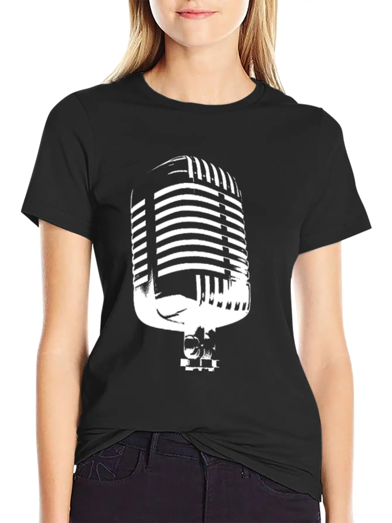 MIcrophone Basic Graphic T-Shirt – Daily Comfort In Soft Cotton