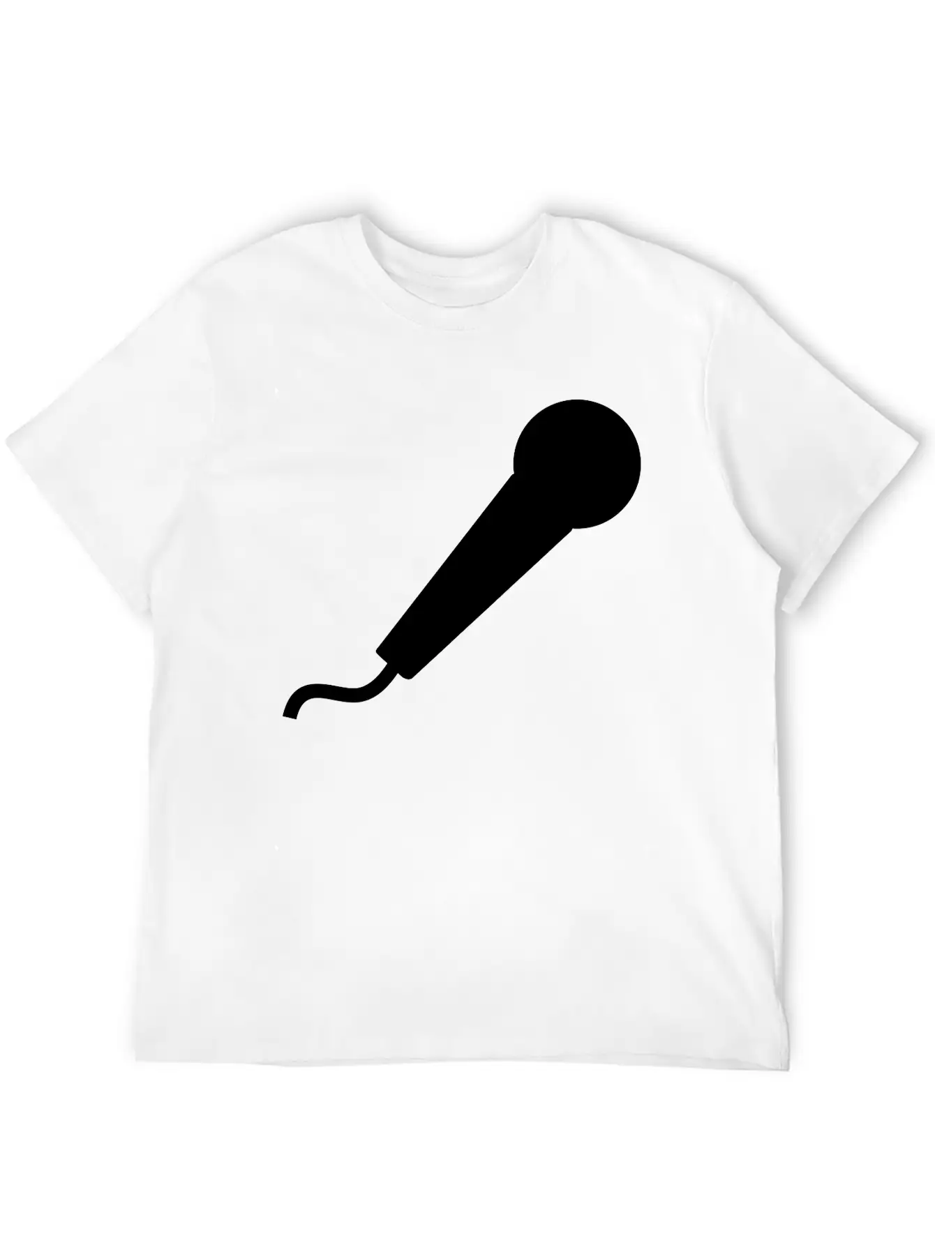 Microphone Classic Cotton Tee – Unisex Comfort For Any Season