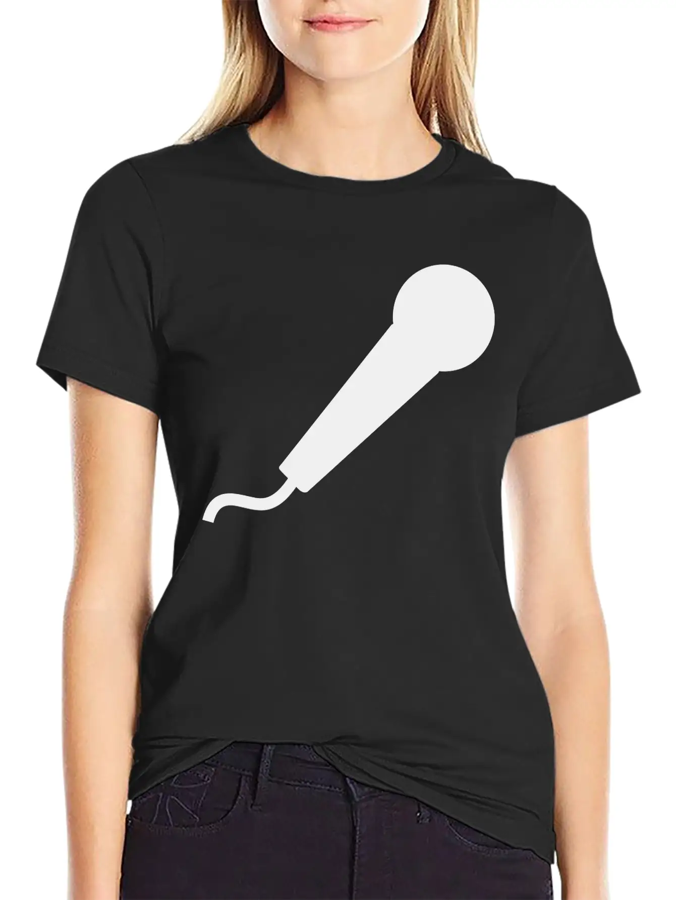 Microphone Classic Cotton Tee – Unisex Comfort For Any Season