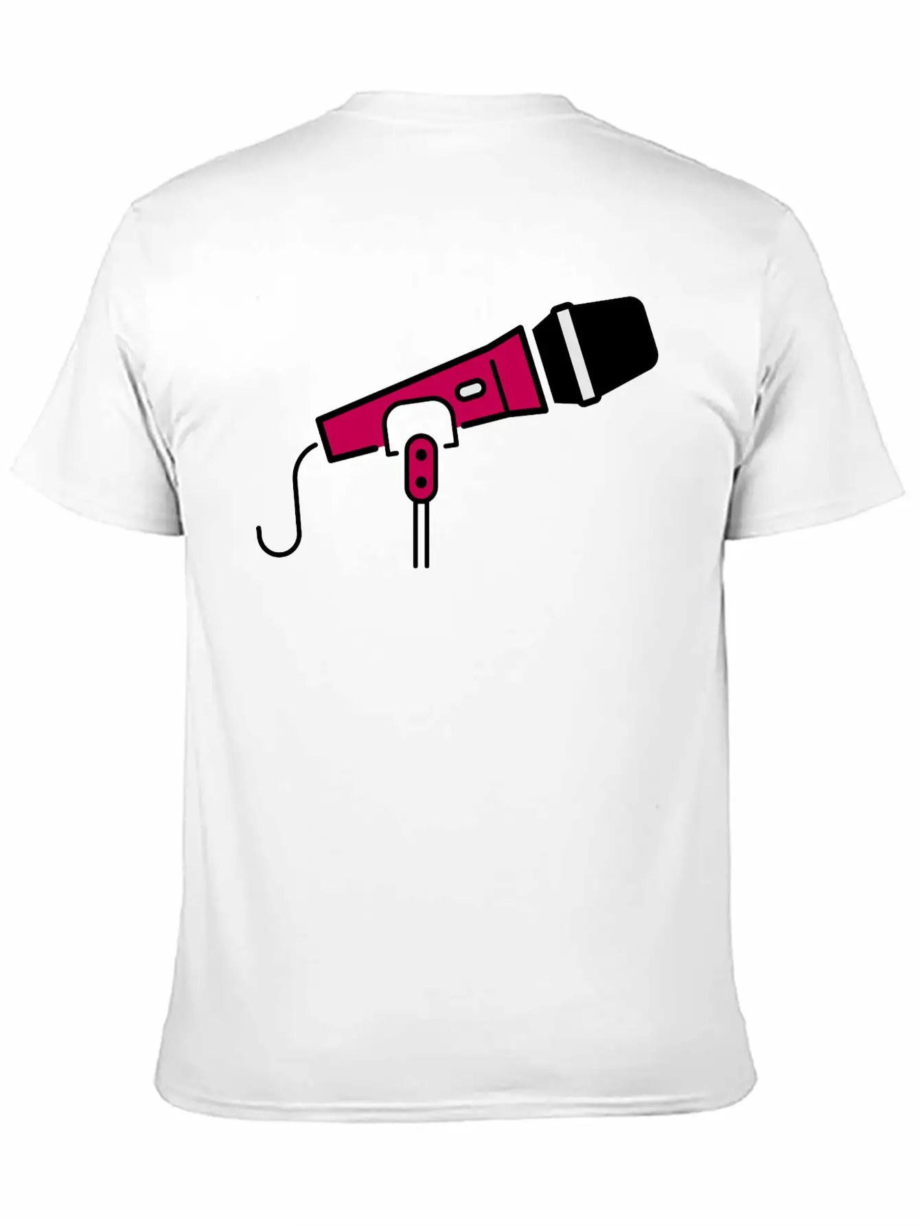 Microphone Stylish Everyday T-Shirt – Unisex Basic Cotton Tee