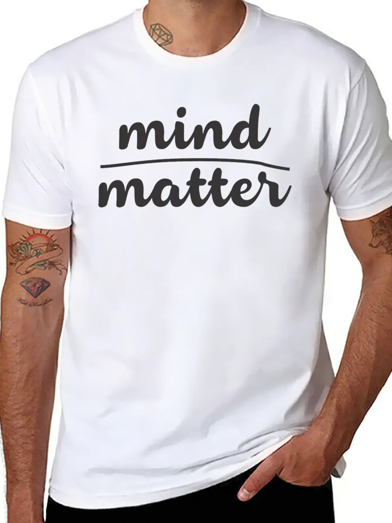 Mind Matter Stylish Everyday T-Shirt – Unisex Basic Cotton Tee