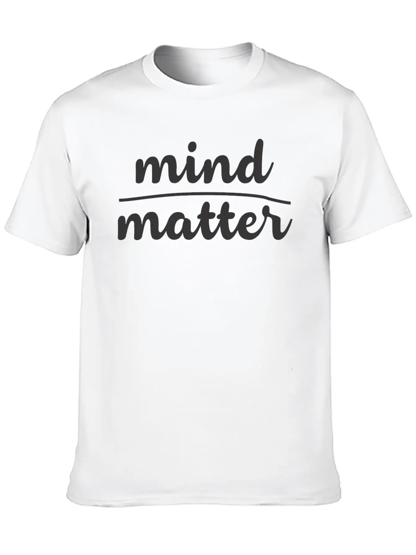 Mind Matter Stylish Everyday T-Shirt – Unisex Basic Cotton Tee