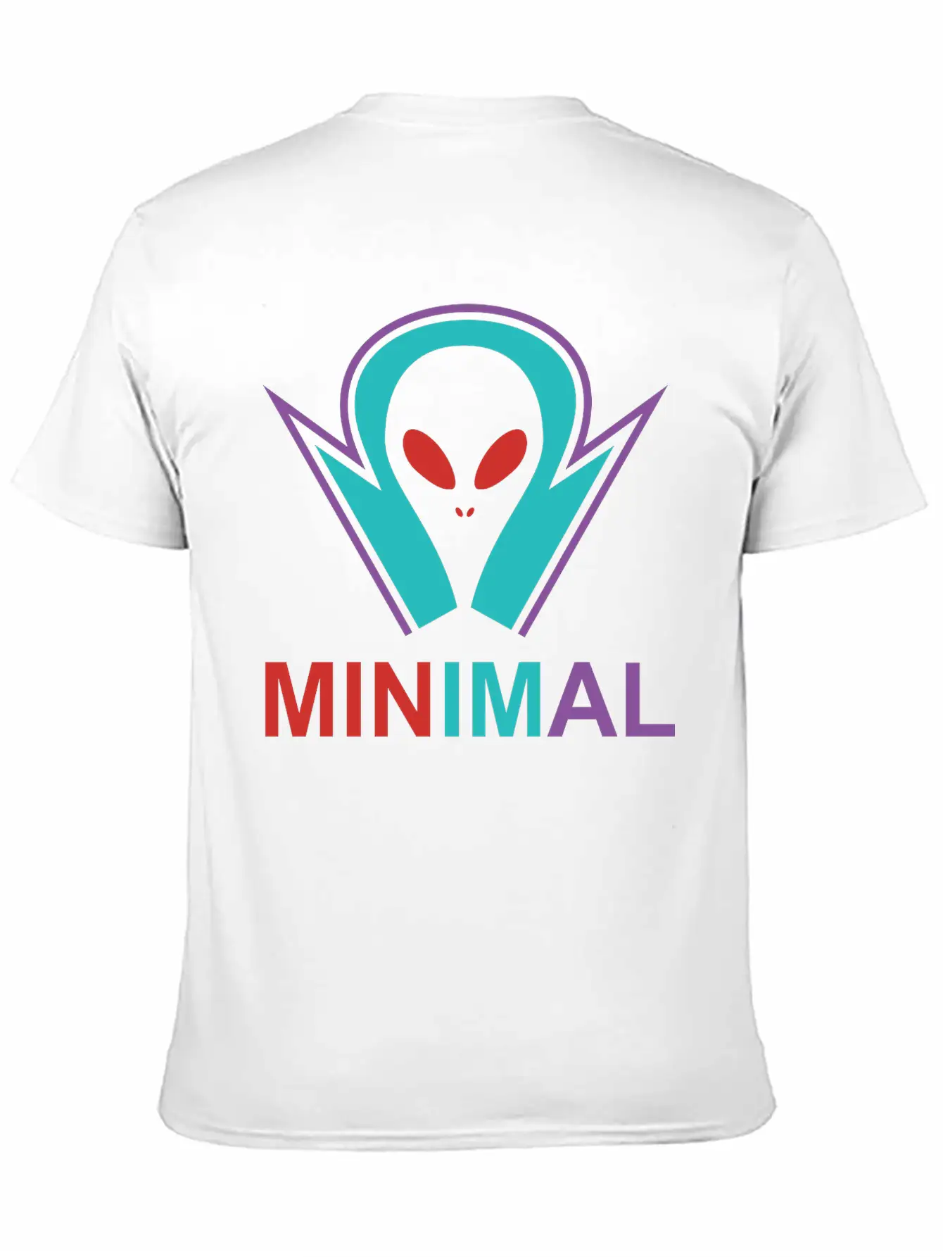 Minimal Alien Stylish Everyday T-Shirt – Unisex Basic Cotton Tee