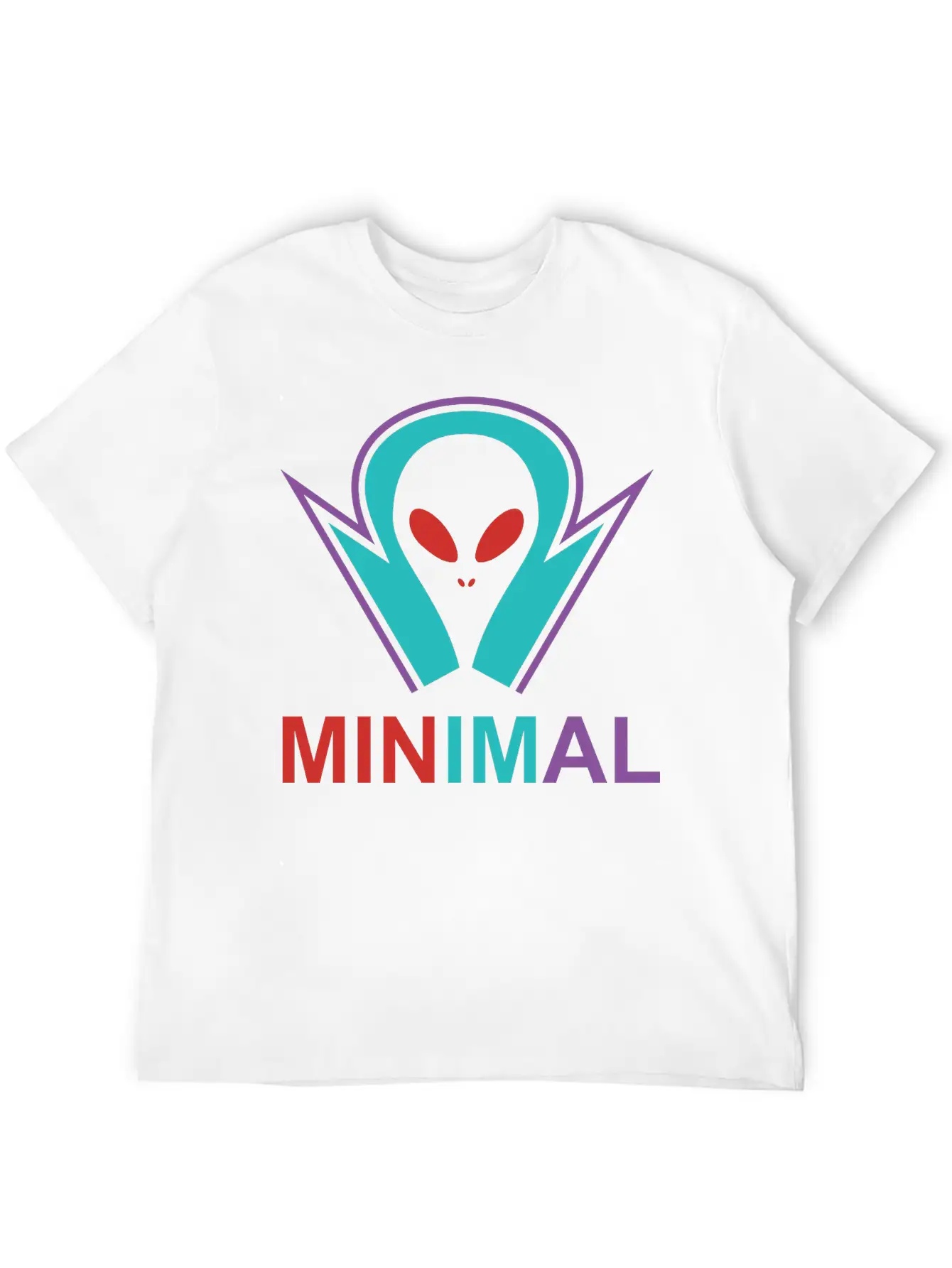 Minimal Alien Stylish Everyday T-Shirt – Unisex Basic Cotton Tee