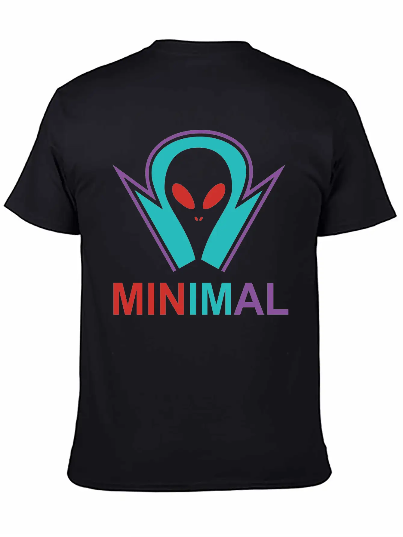 Minimal Alien Stylish Everyday T-Shirt – Unisex Basic Cotton Tee
