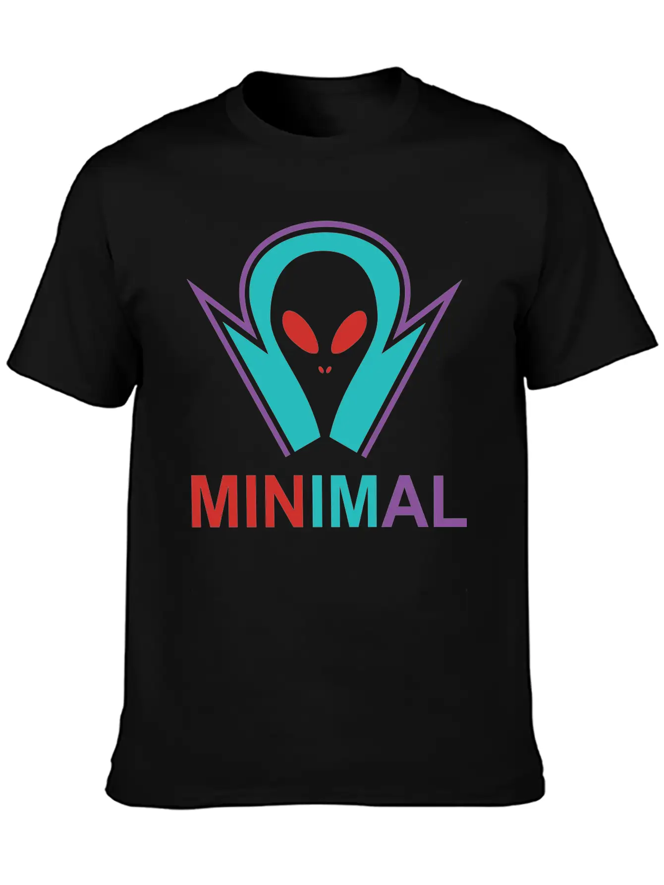 Minimal Alien Stylish Everyday T-Shirt – Unisex Basic Cotton Tee