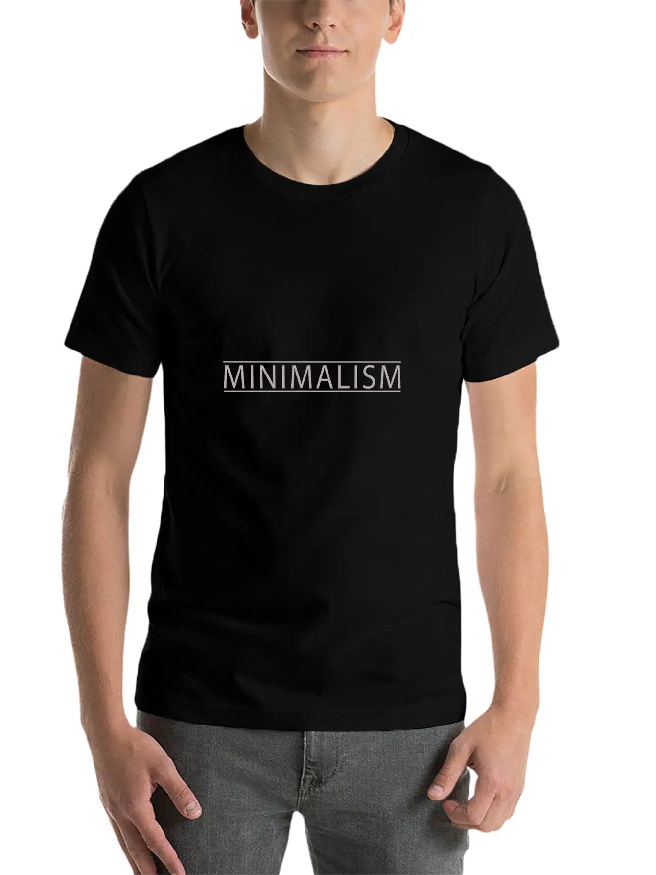 Minimalism Minimalist Lifestyle Gift Idea Basic Graphic T-Shirt – Daily Comfort In Soft Cotton