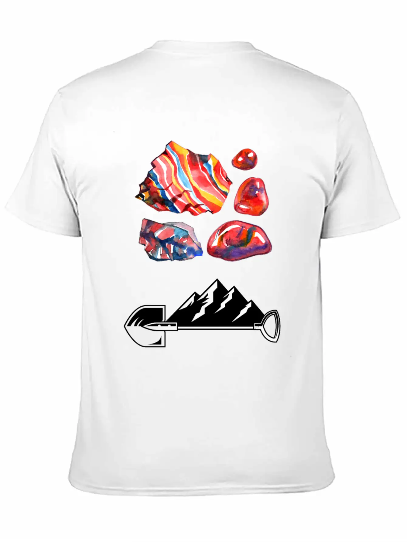 Mining Stones Geology Collection Unisex Casual T-Shirt – Clean Design For Daily Comfort