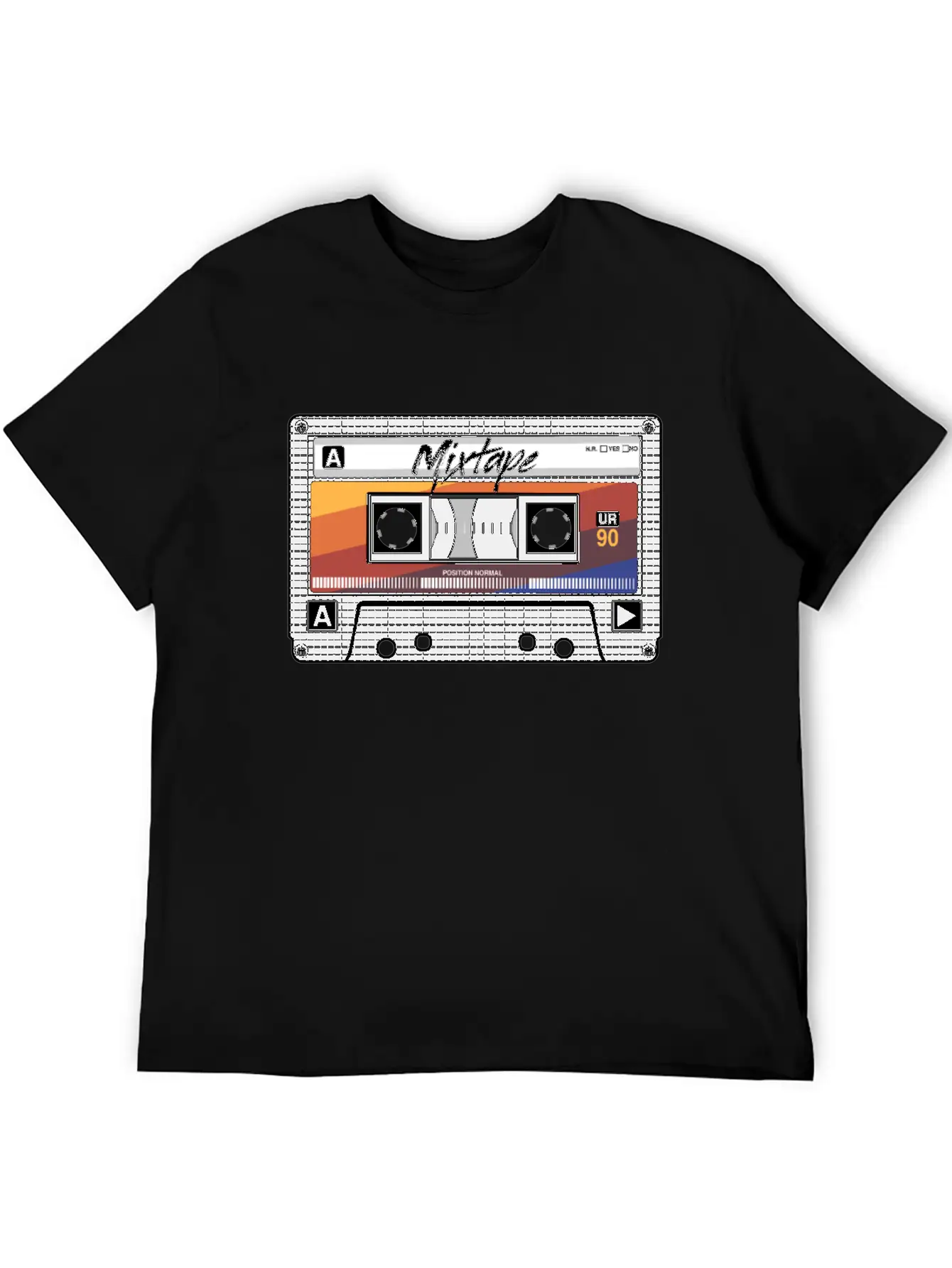 Mixtape Audio Cassette Tape 90s Party 80s Outfit Simple Everyday Graphic Tee – Lightweight Summer Wear
