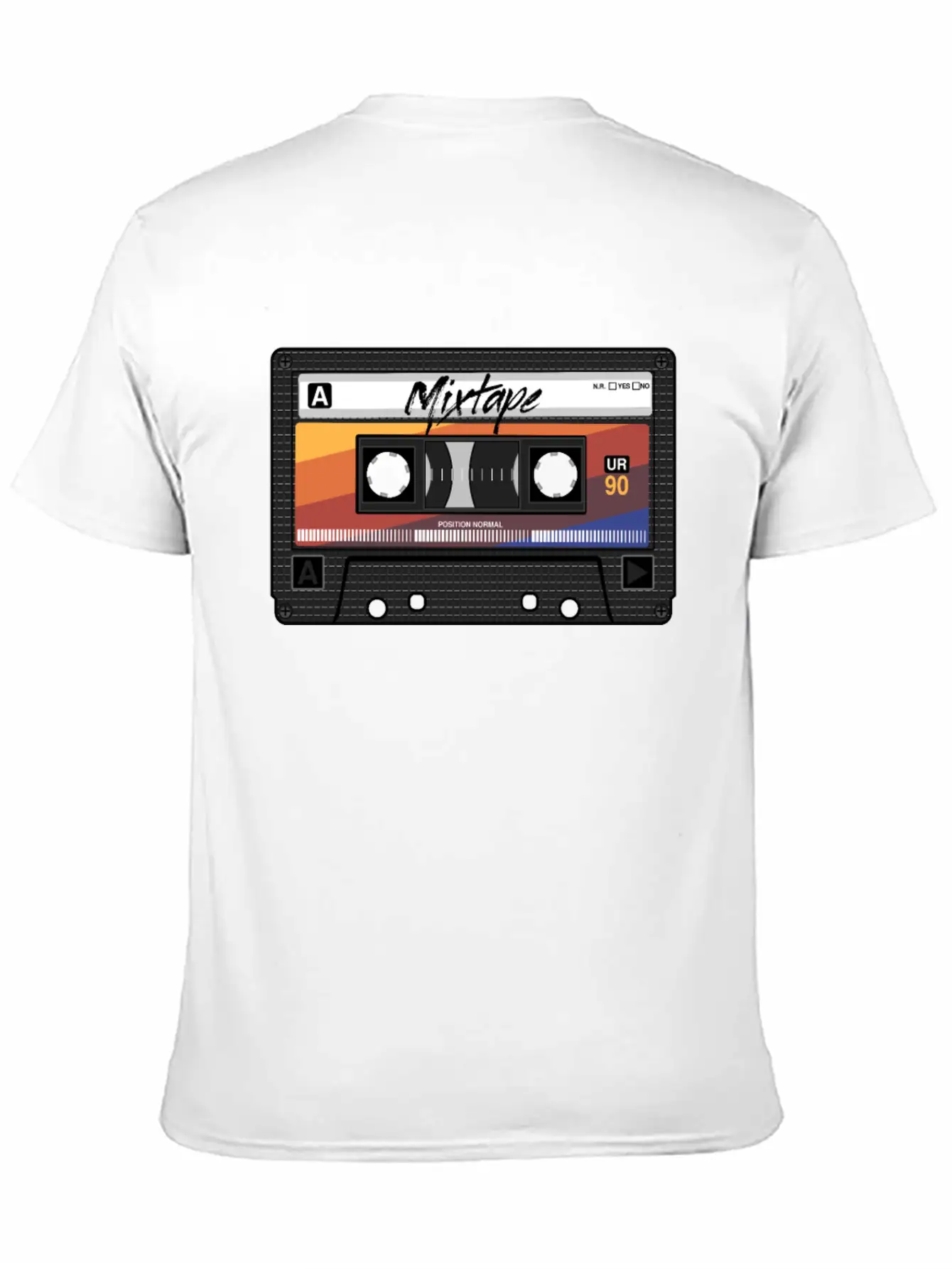 Mixtape Audio Cassette Tape 90s Party 80s Outfit Simple Everyday Graphic Tee – Lightweight Summer Wear