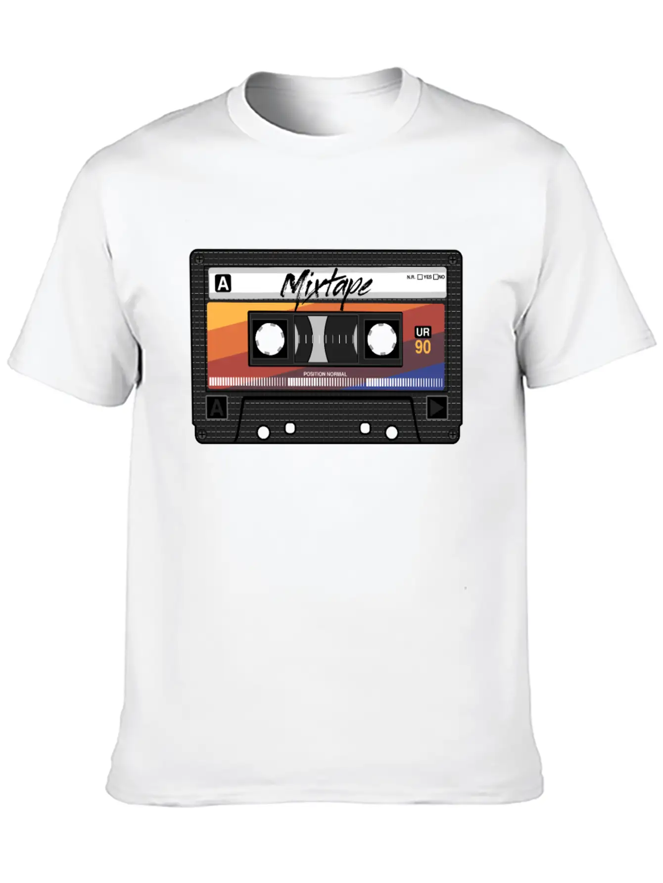 Mixtape Audio Cassette Tape 90s Party 80s Outfit Simple Everyday Graphic Tee – Lightweight Summer Wear