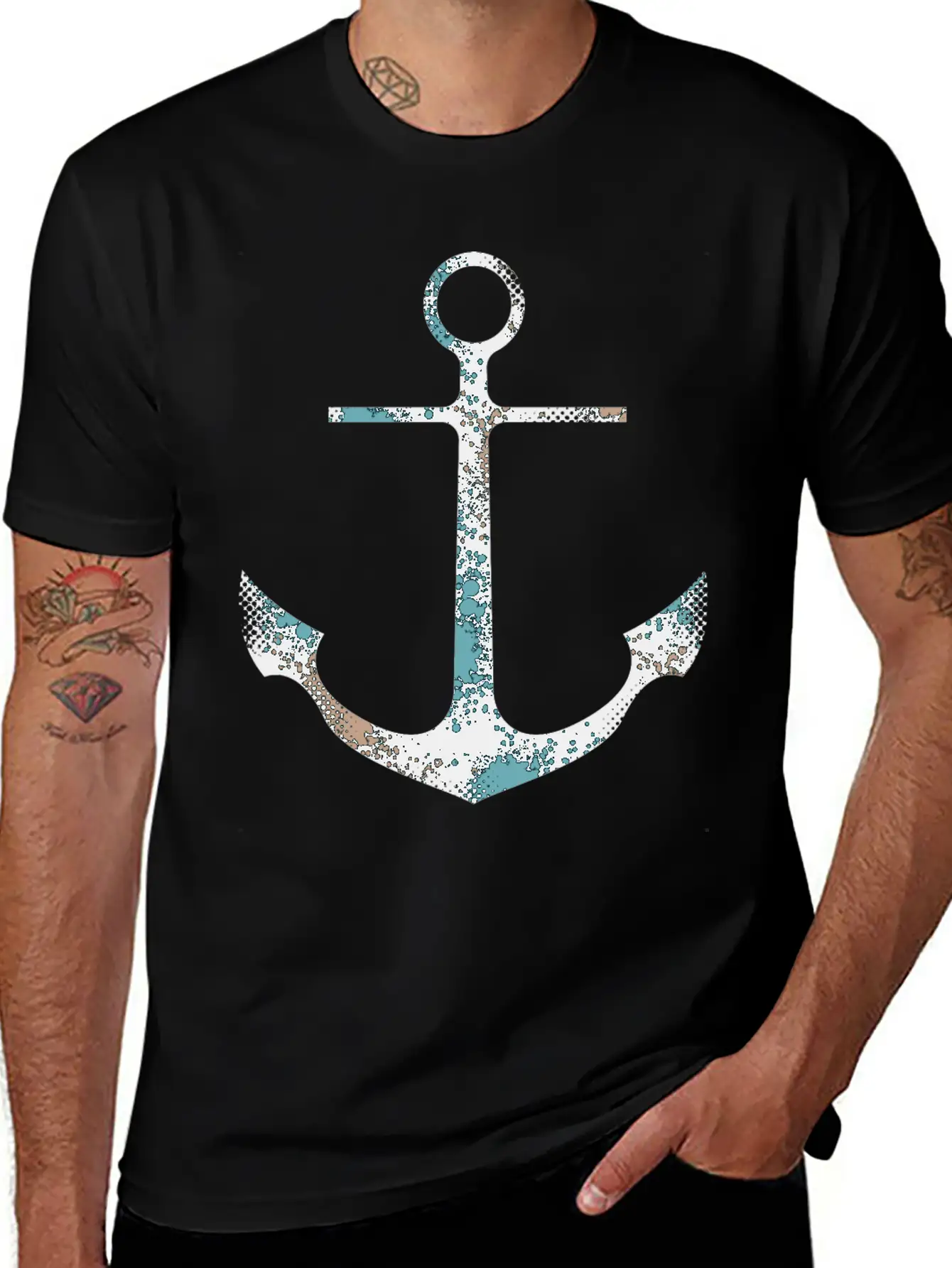 Modern Anchor Simple Everyday Graphic Tee – Lightweight Summer Wear
