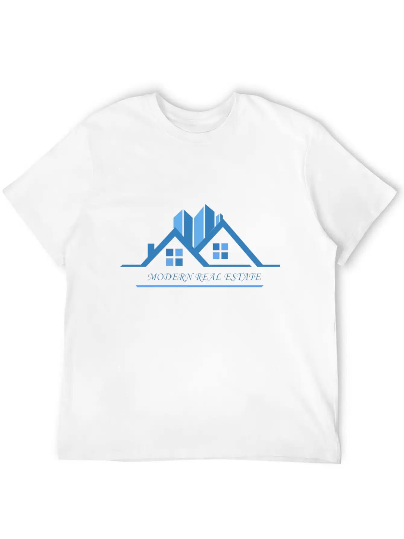 Modern Real Estate Lightweight Cotton T-Shirt – Daily Comfort Graphic Shirt