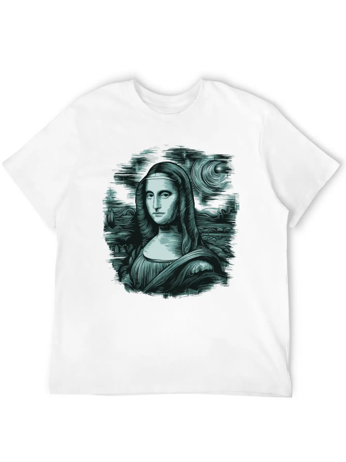 Mona Lisa, Leonardo Da Vinci Stylish Everyday T-Shirt – Unisex Basic Cotton Tee