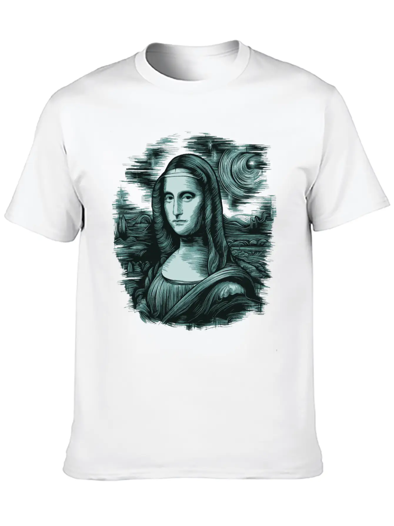 Mona Lisa, Leonardo Da Vinci Stylish Everyday T-Shirt – Unisex Basic Cotton Tee