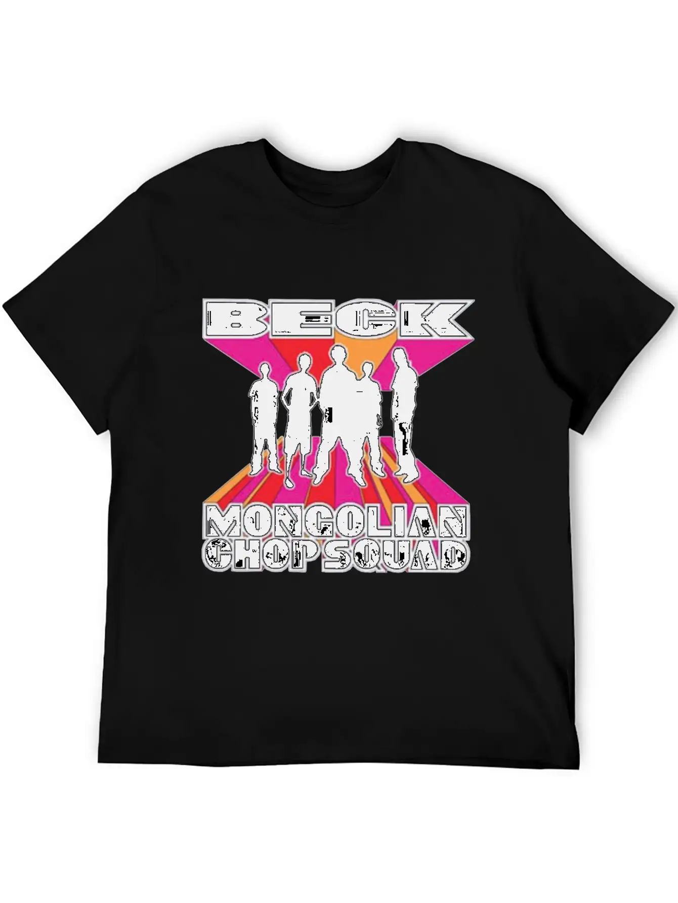 Mongolian Chop Squad Band Basic Graphic T-Shirt – Daily Comfort In Soft Cotton