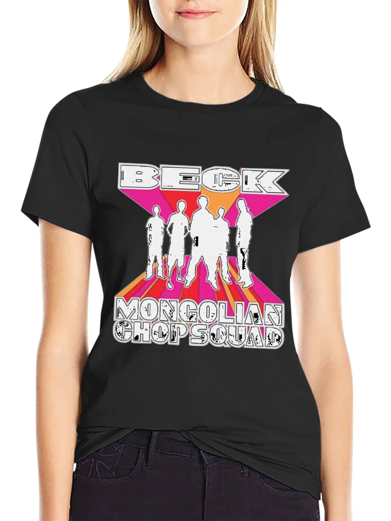 Mongolian Chop Squad Band Basic Graphic T-Shirt – Daily Comfort In Soft Cotton