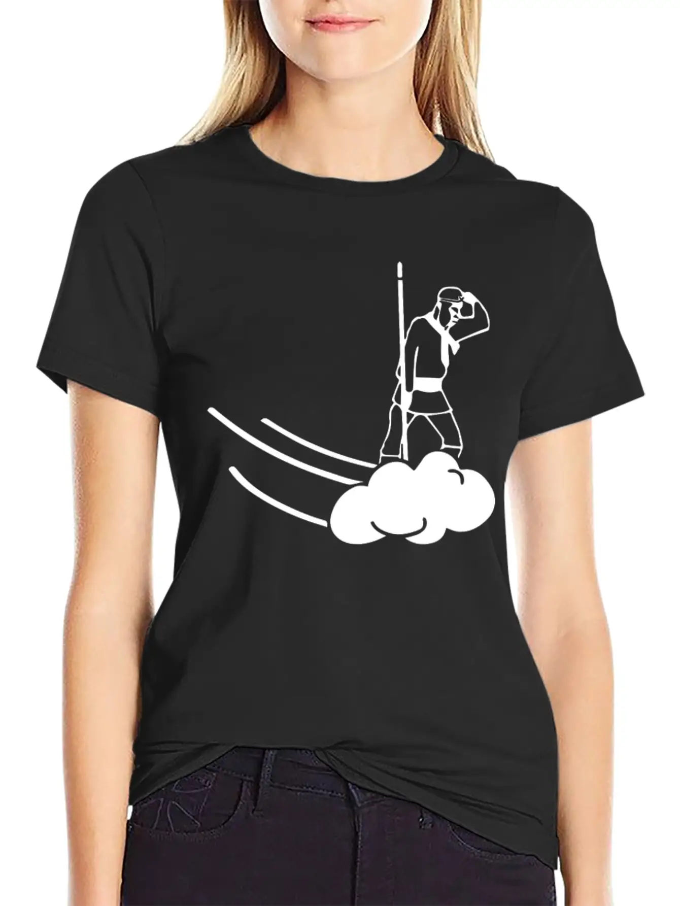 Monkey Pigsy Sandy Tripitaka Cloud Magic Basic Graphic T-Shirt – Daily Comfort In Soft Cotton