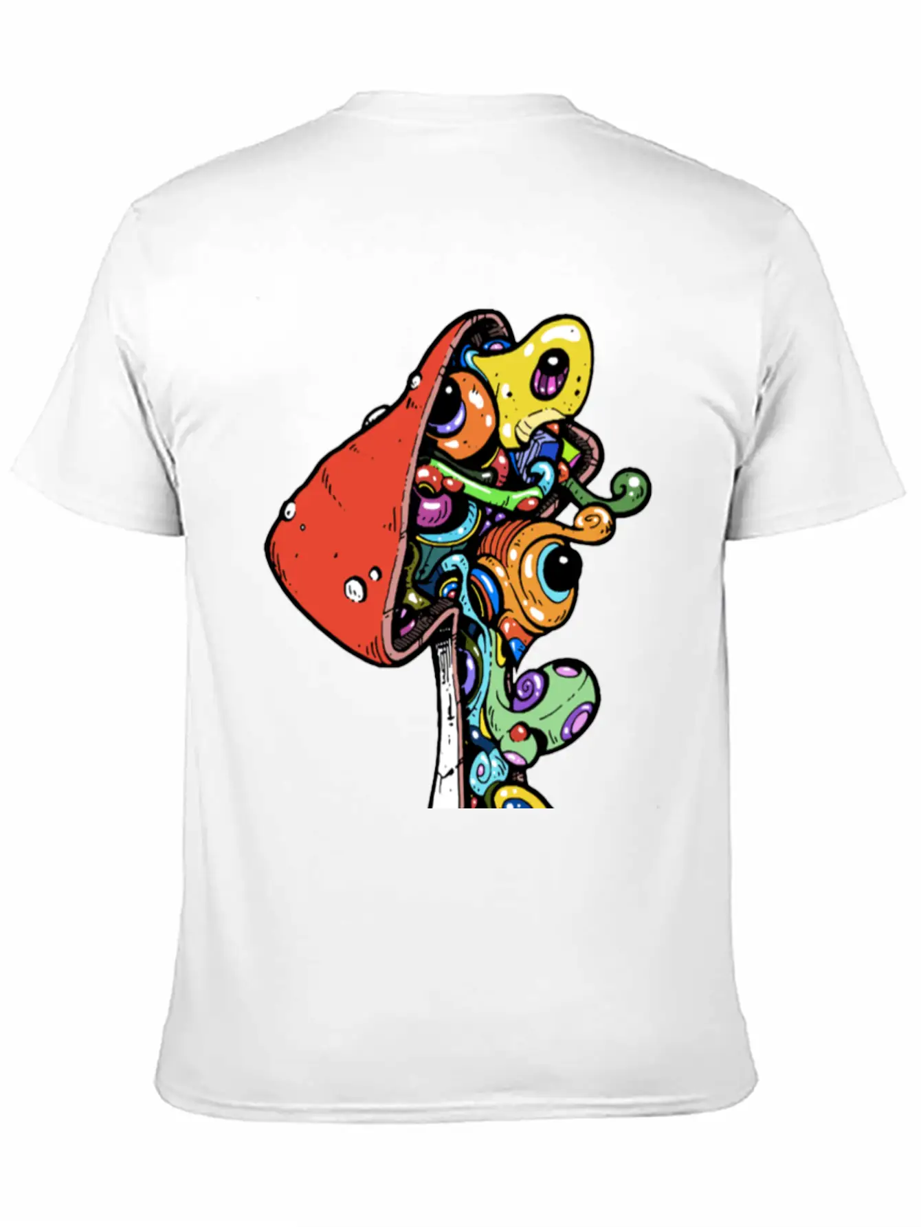 Monster Mushrooms Stylish Everyday T-Shirt – Unisex Basic Cotton Tee