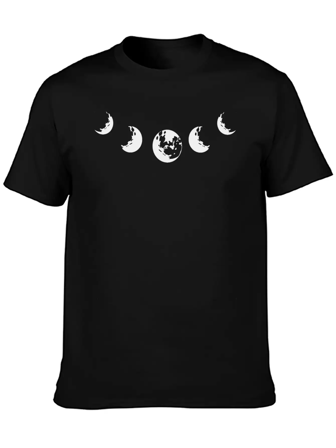 Moon Phases 1 Basic Graphic T-Shirt – Daily Comfort In Soft Cotton