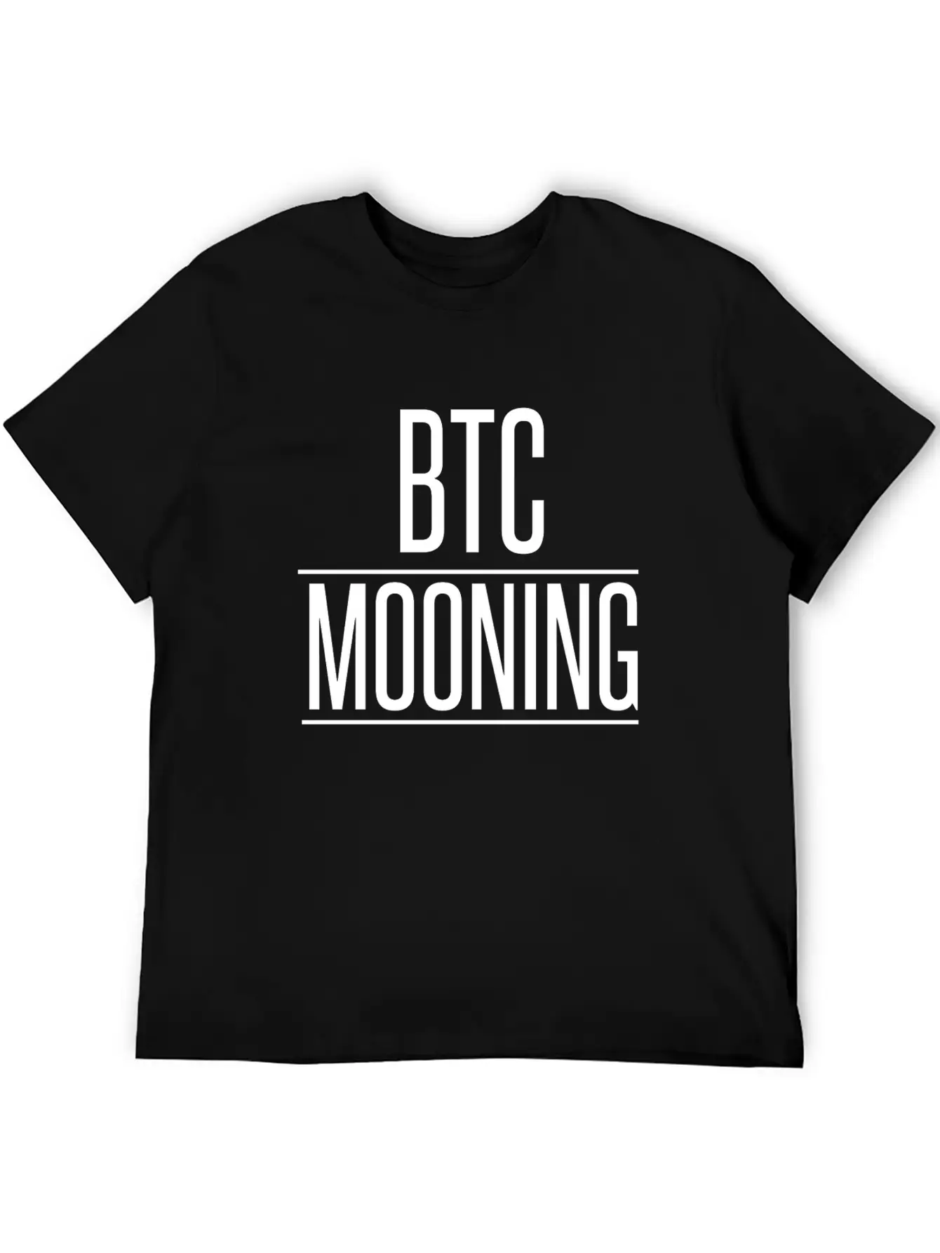 MOONING WHITE Stylish Everyday T-Shirt – Unisex Basic Cotton Tee