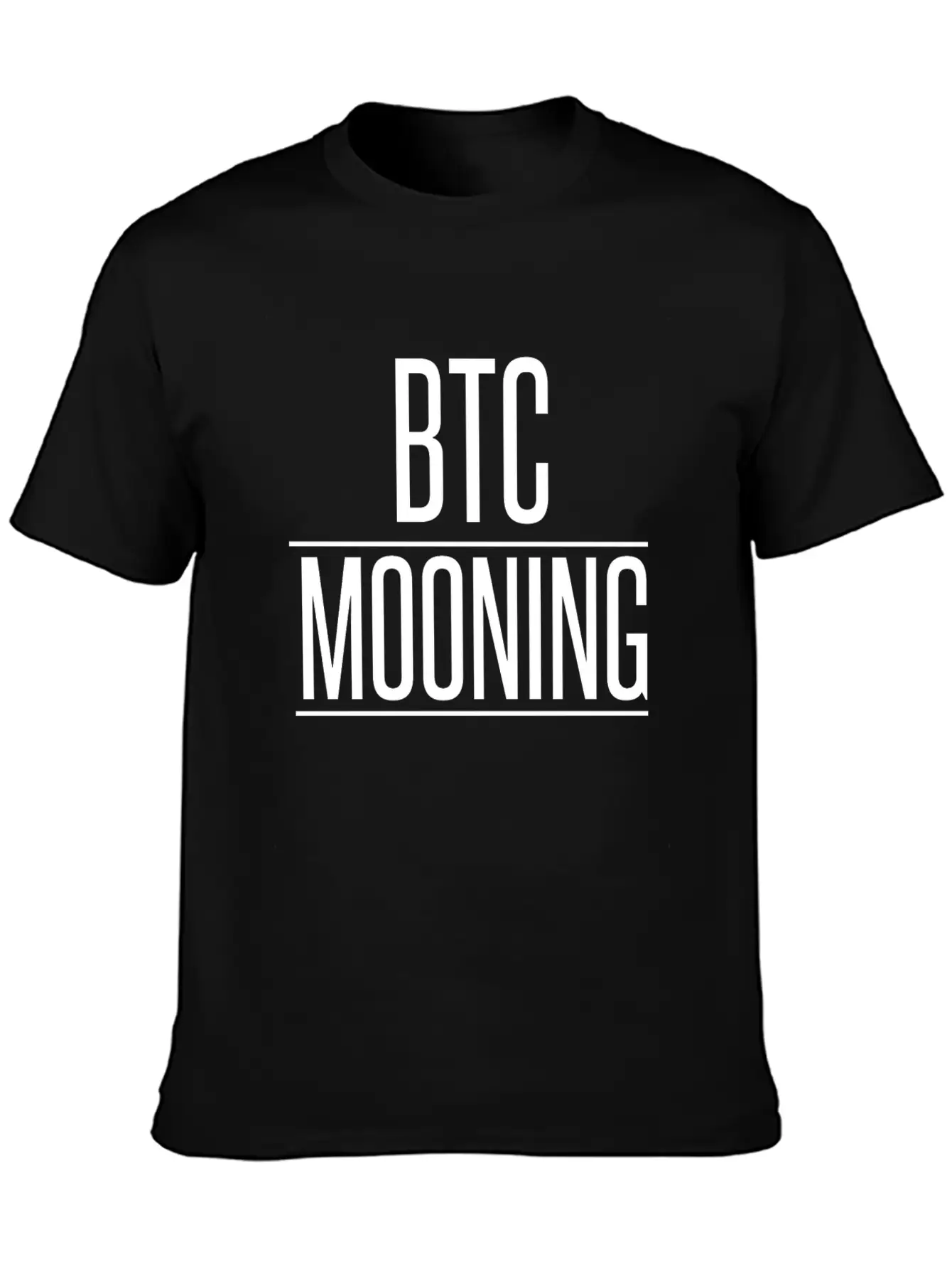 MOONING WHITE Stylish Everyday T-Shirt – Unisex Basic Cotton Tee