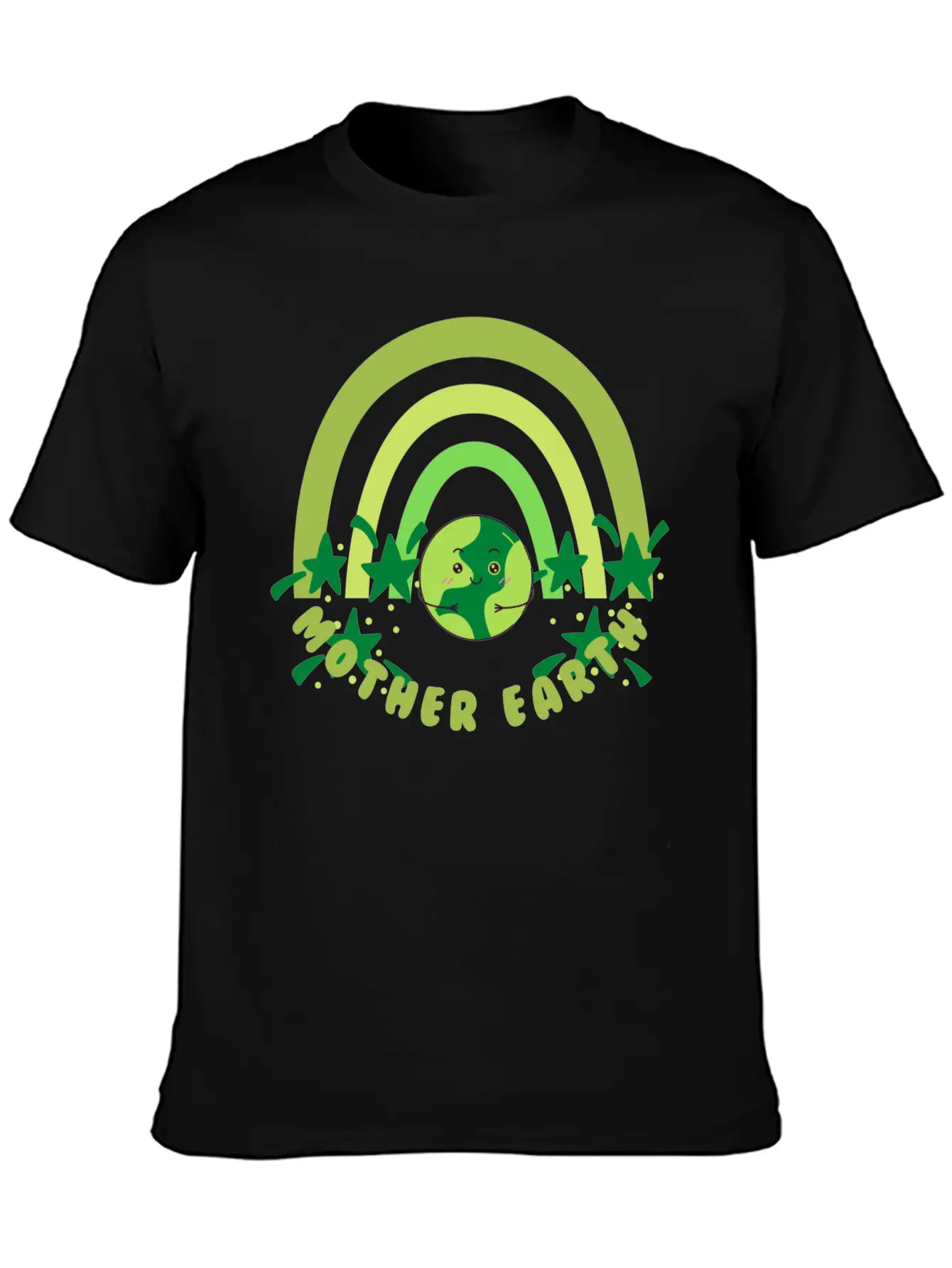 Mother Earth -green Earth- Earth Day Stylish Everyday T-Shirt – Unisex Basic Cotton Tee