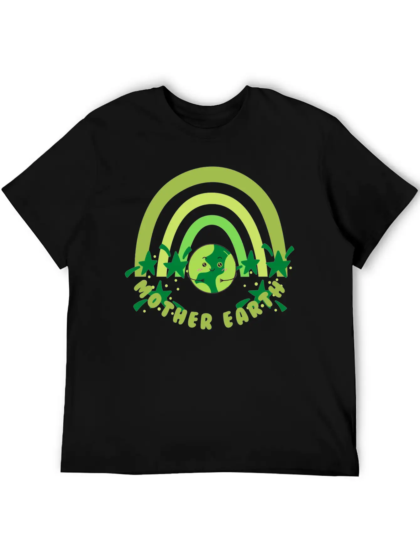 Mother Earth -green Earth- Earth Day Stylish Everyday T-Shirt – Unisex Basic Cotton Tee