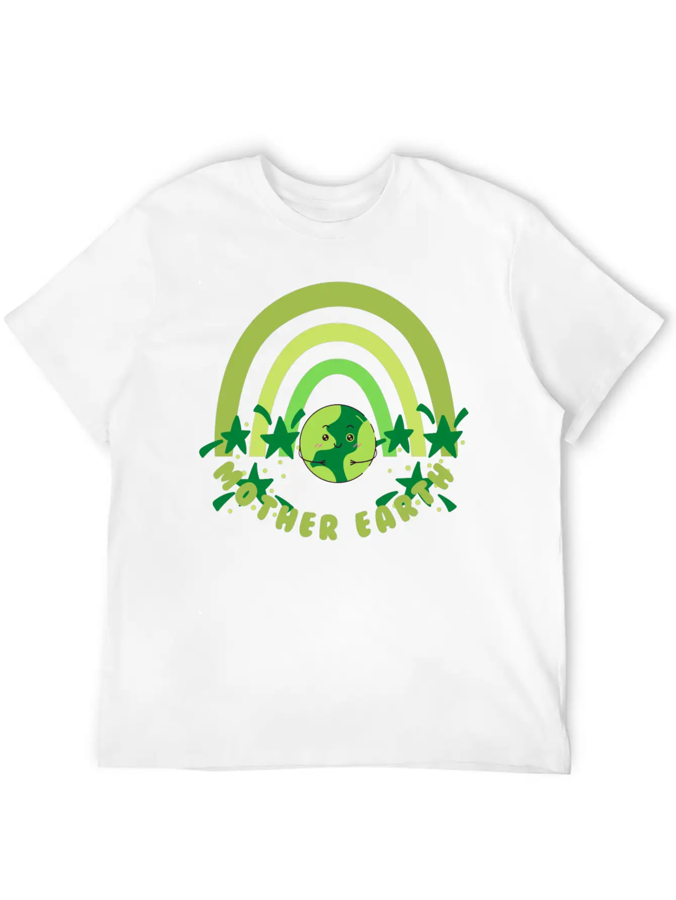 Mother Earth -green Earth- Earth Day Stylish Everyday T-Shirt – Unisex Basic Cotton Tee