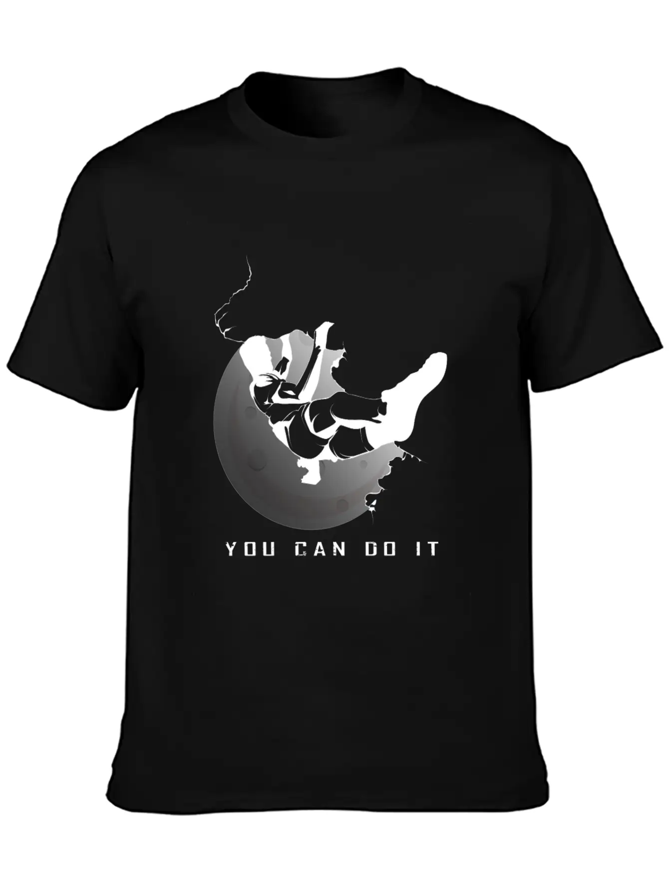 Motivation For Climbing Basic Graphic T-Shirt – Daily Comfort In Soft Cotton