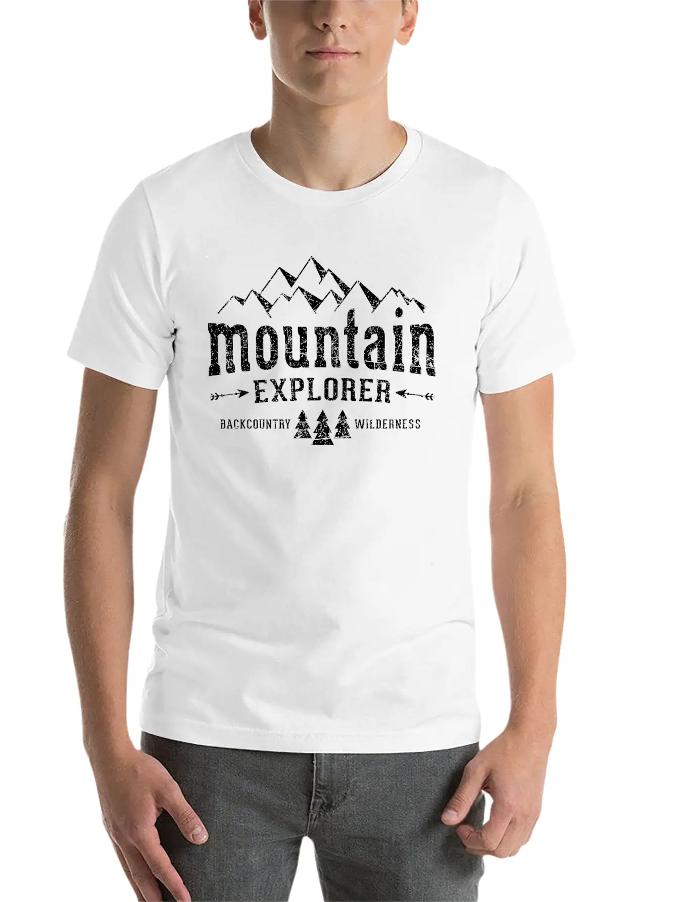 Mountain Explorer Dis Stylish Everyday T-Shirt – Unisex Basic Cotton Tee