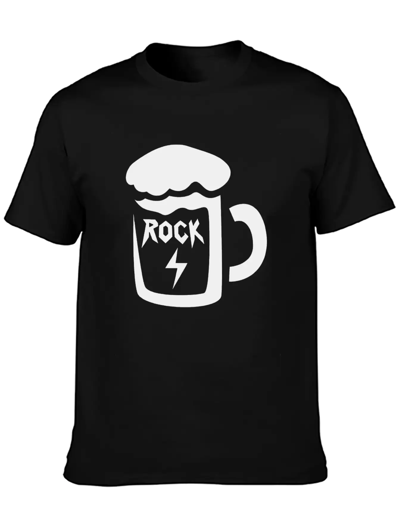 Mug With Rock Lettering Basic Graphic T-Shirt – Daily Comfort In Soft Cotton