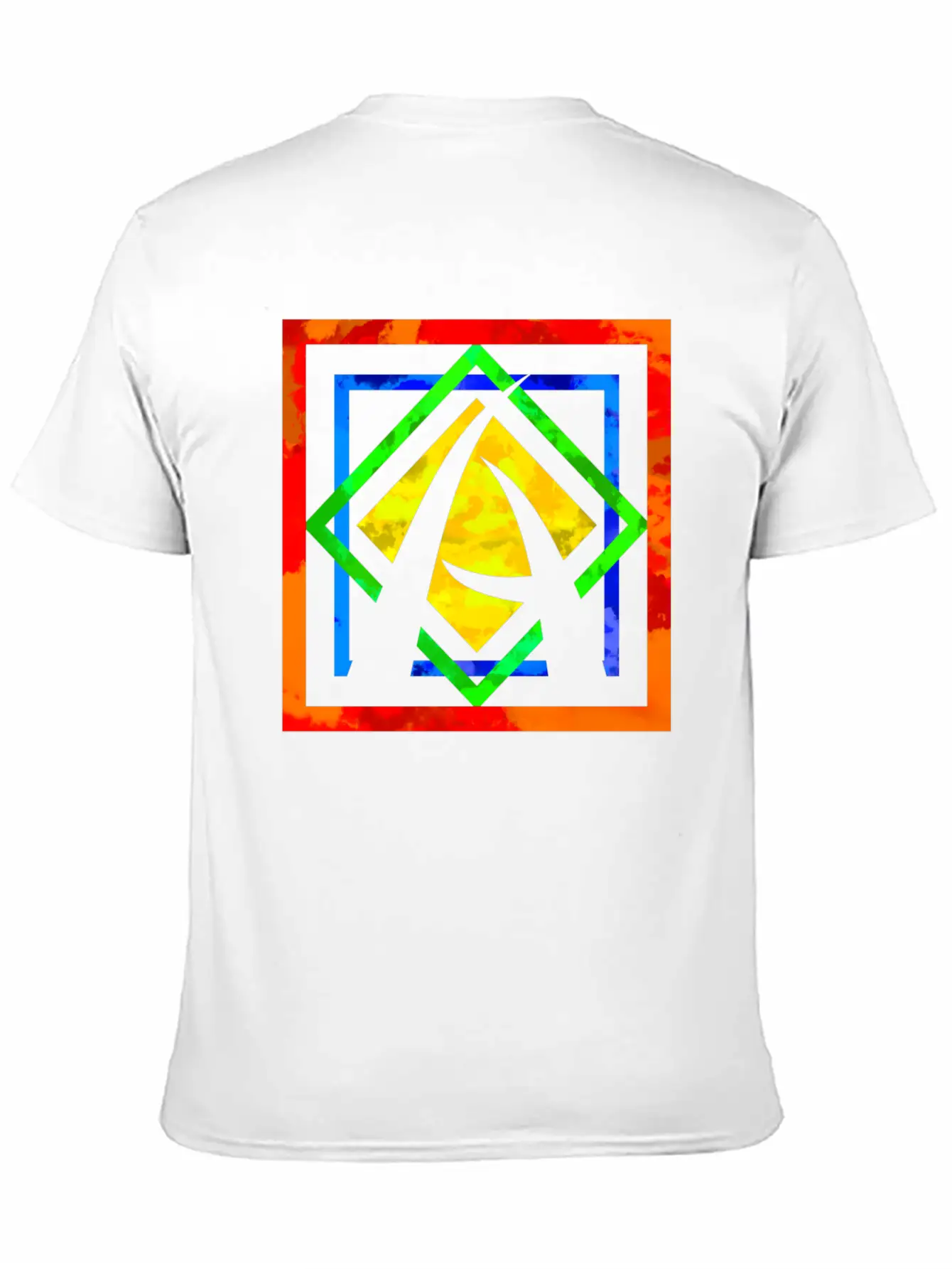 MULTICOLOUR CLOUDS PATERN Stylish Everyday T-Shirt – Unisex Basic Cotton Tee