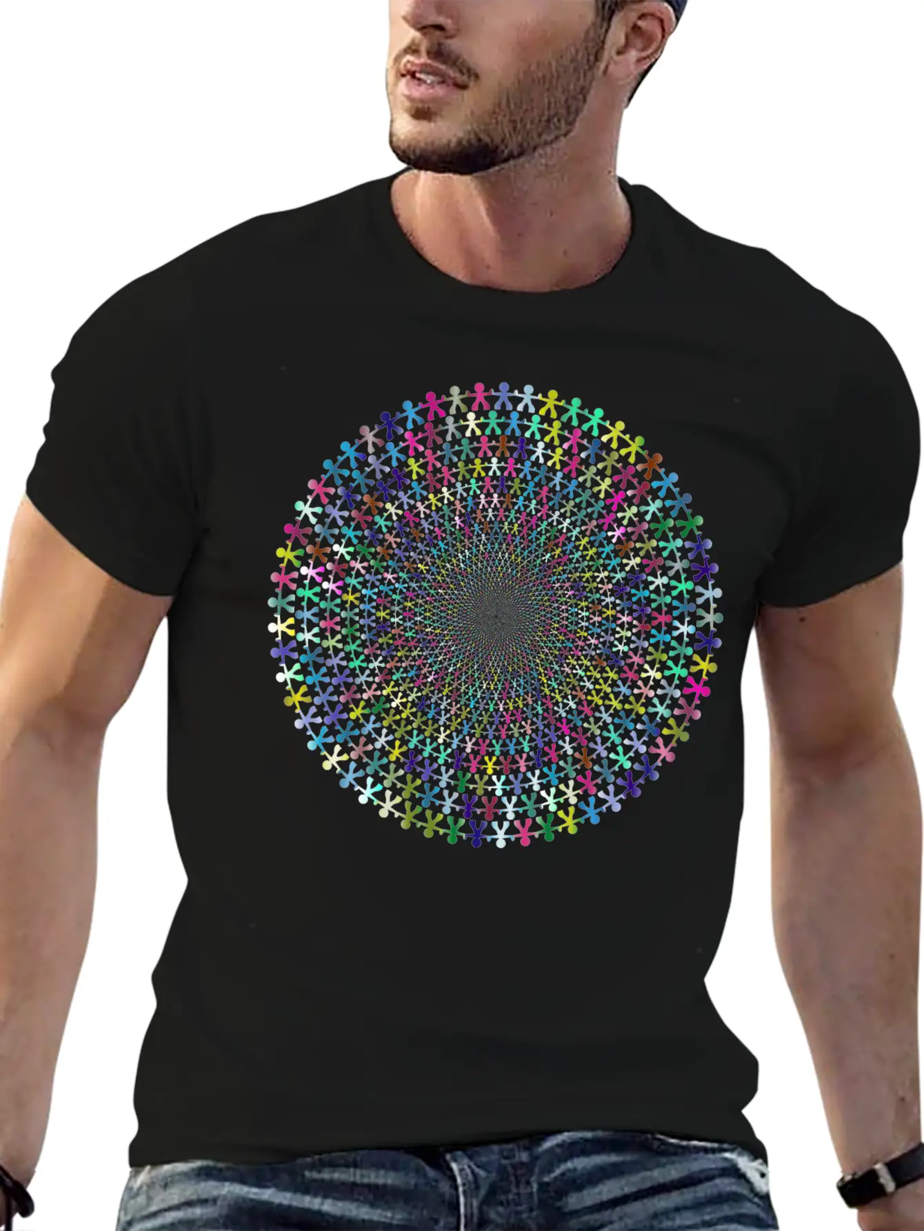 MultiCultural Cooperation Vortex 3 Stylish Everyday T-Shirt – Unisex Basic Cotton Tee