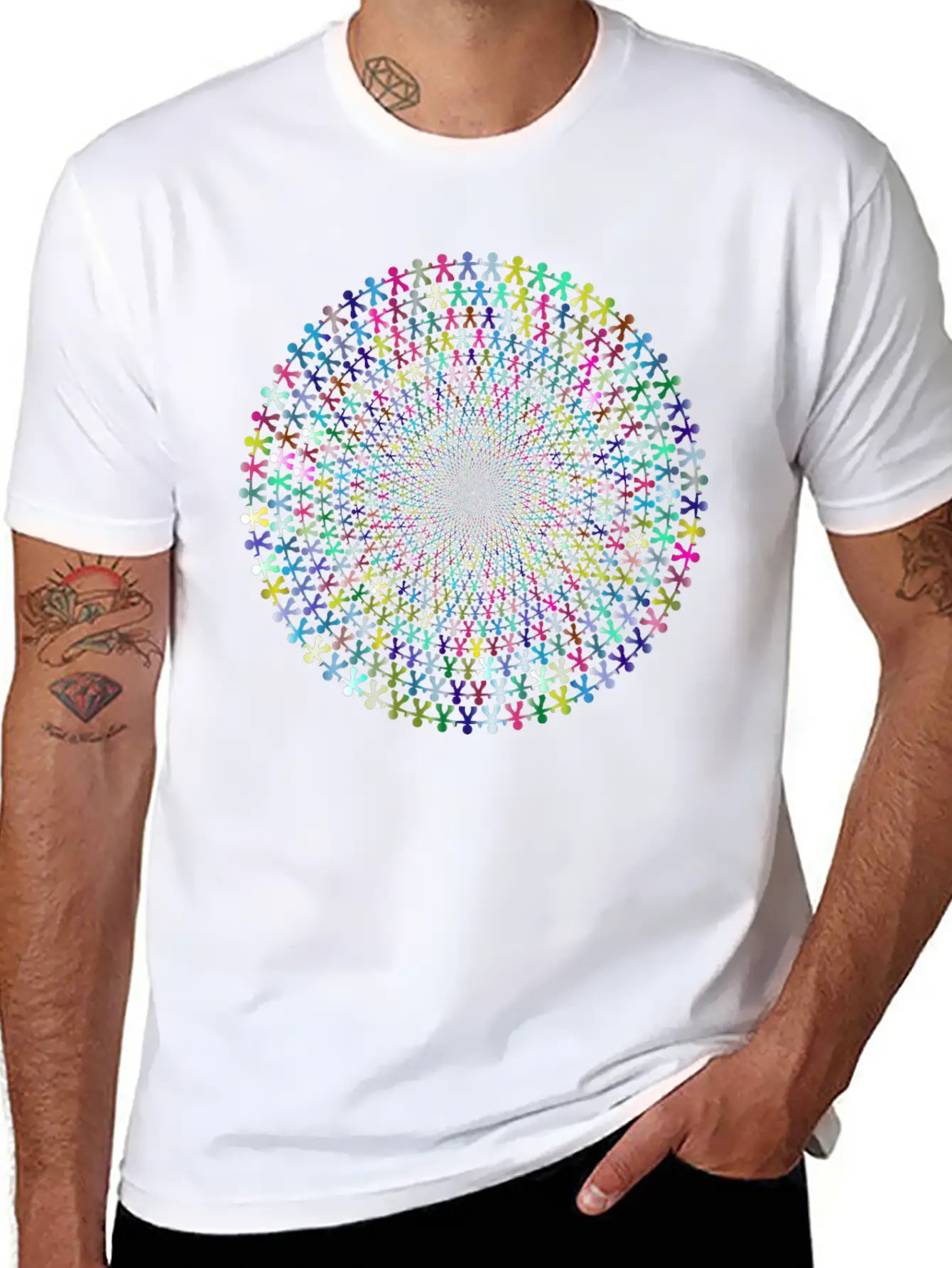 MultiCultural Cooperation Vortex 3 Stylish Everyday T-Shirt – Unisex Basic Cotton Tee